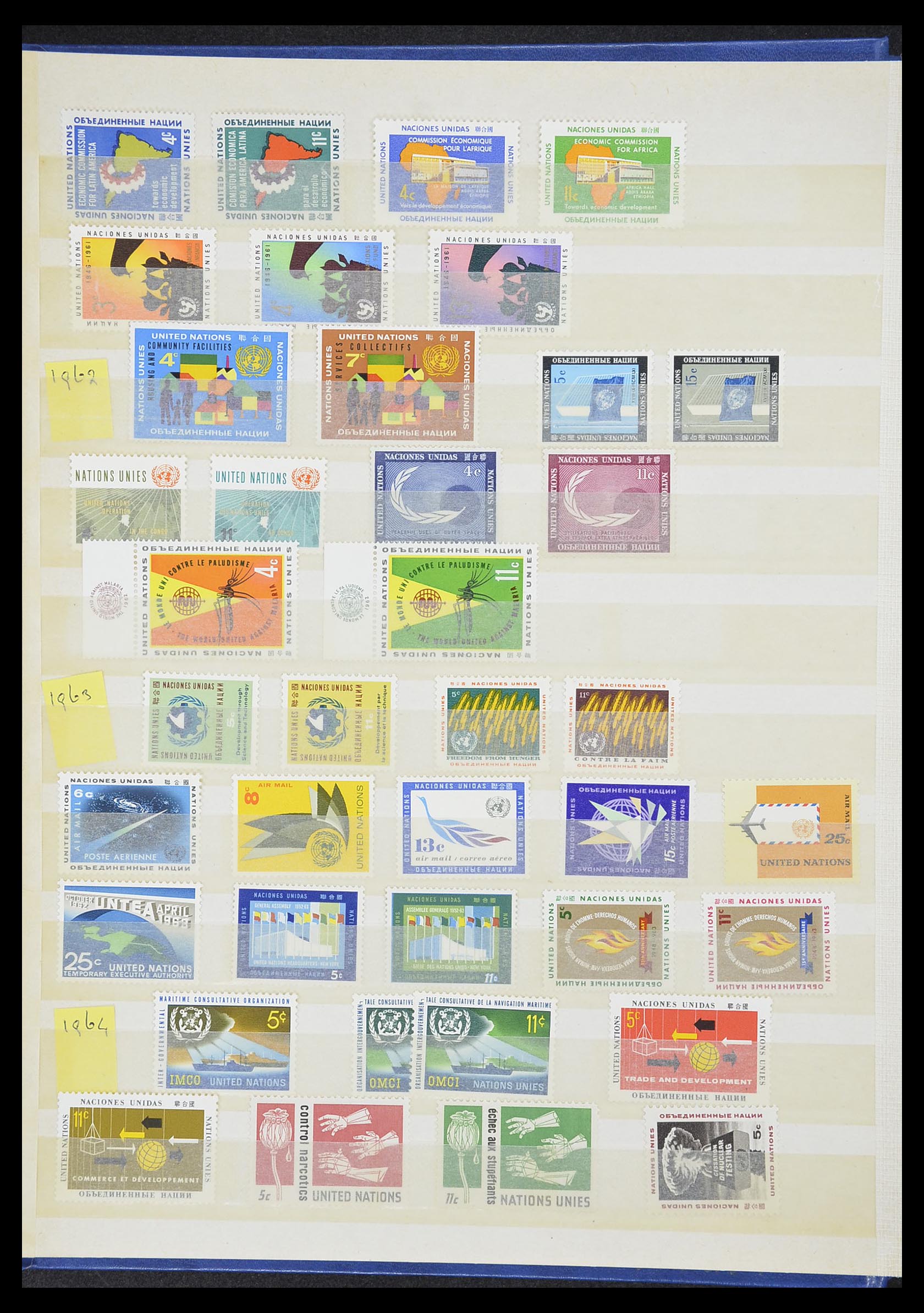 33535 441 - Postzegelverzameling 33535 Verenigde Naties 1951-2008.
