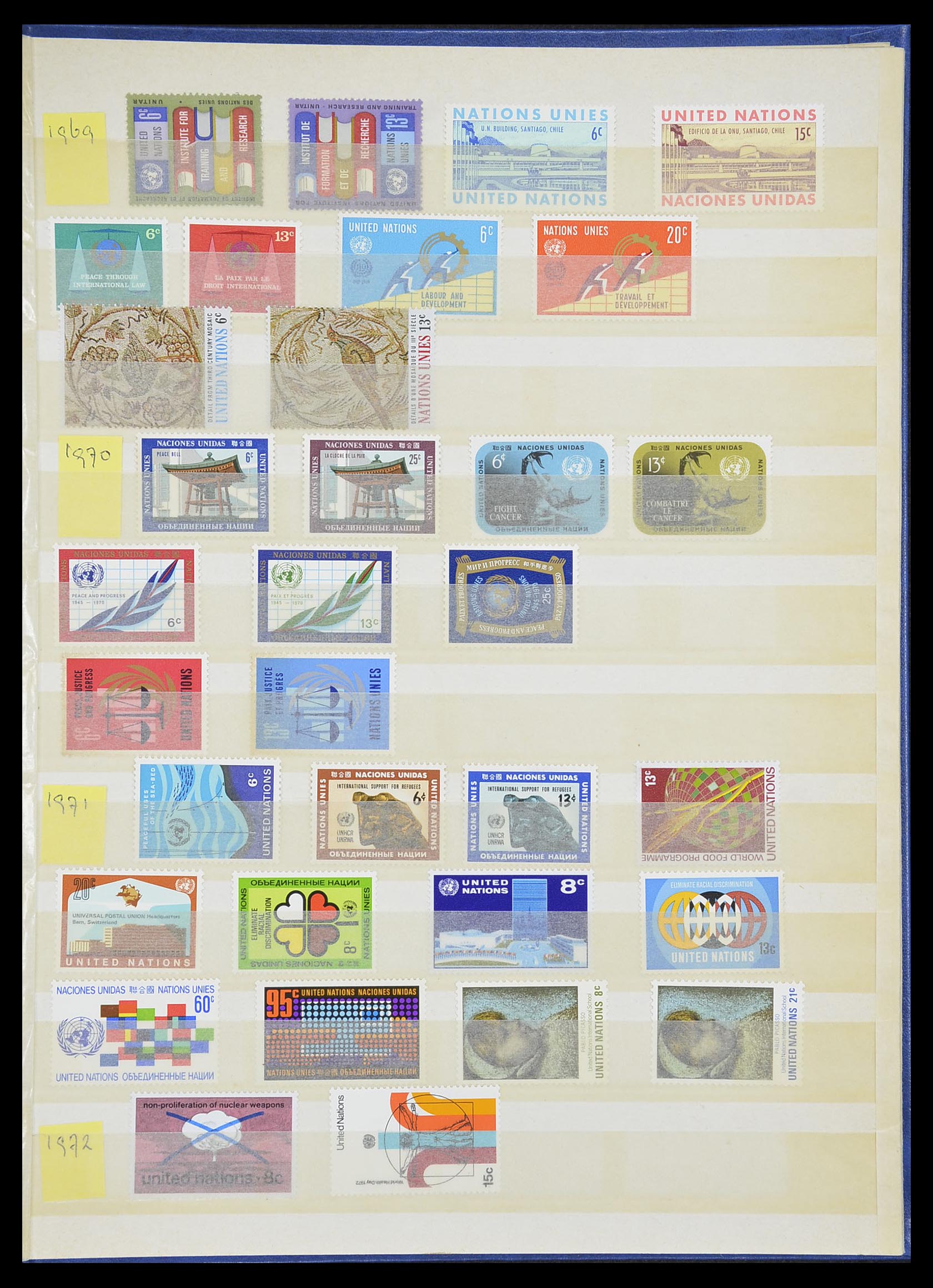 33535 444 - Postzegelverzameling 33535 Verenigde Naties 1951-2008.