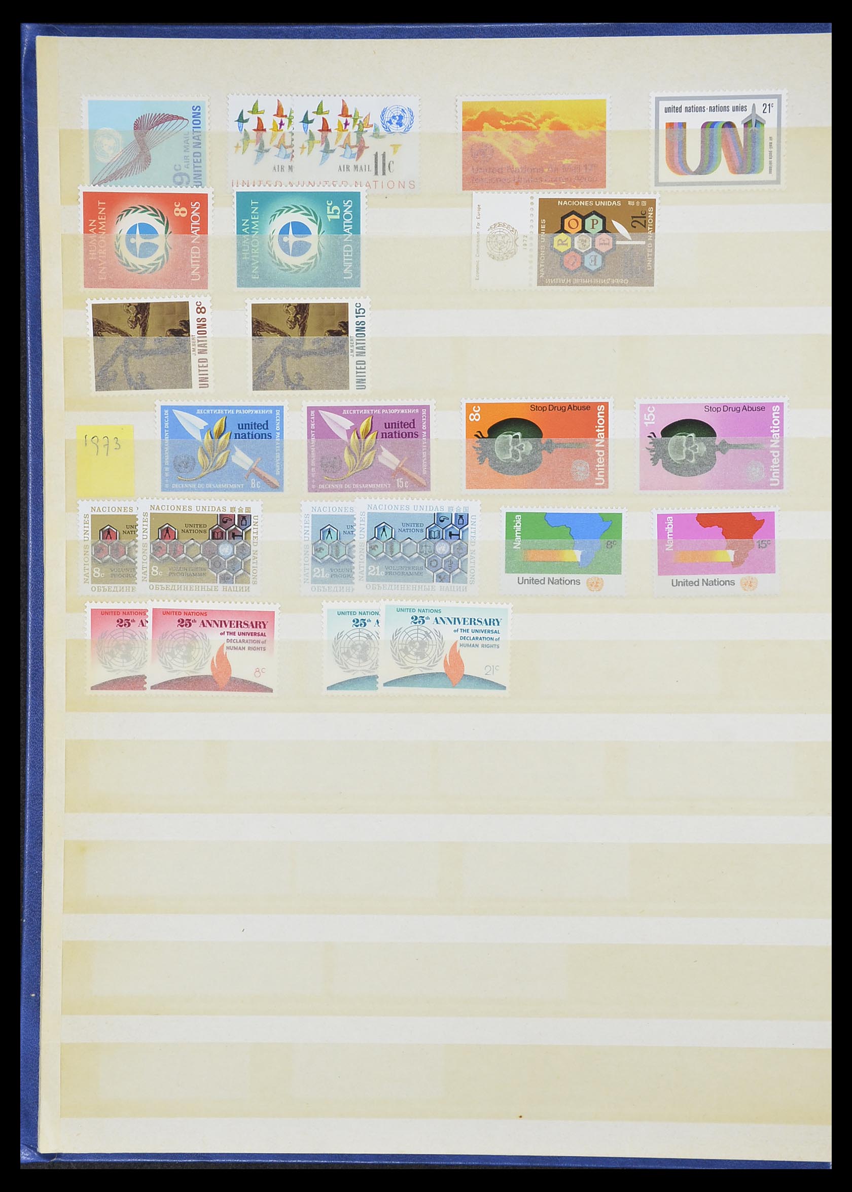 33535 445 - Postzegelverzameling 33535 Verenigde Naties 1951-2008.
