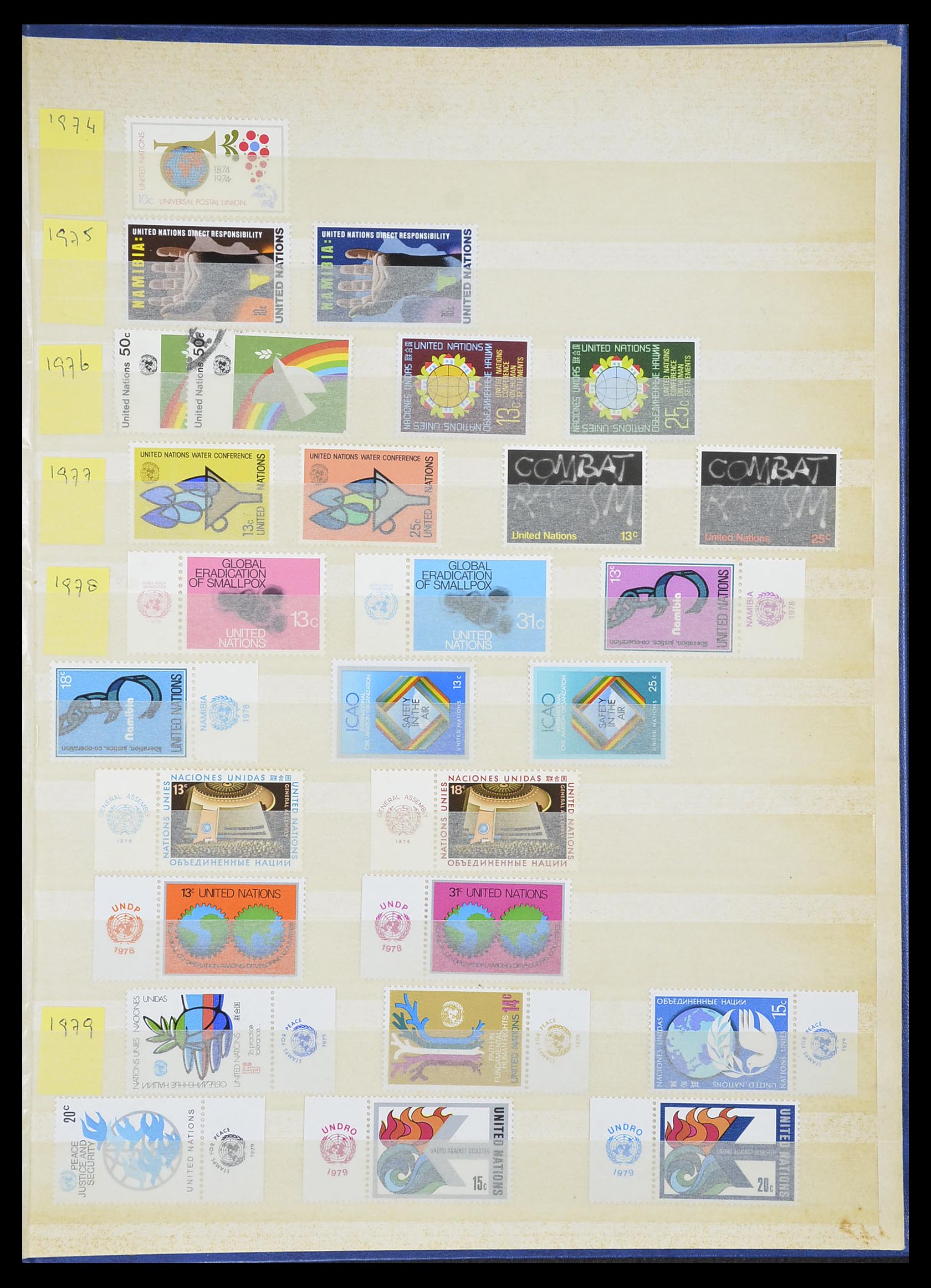33535 446 - Postzegelverzameling 33535 Verenigde Naties 1951-2008.