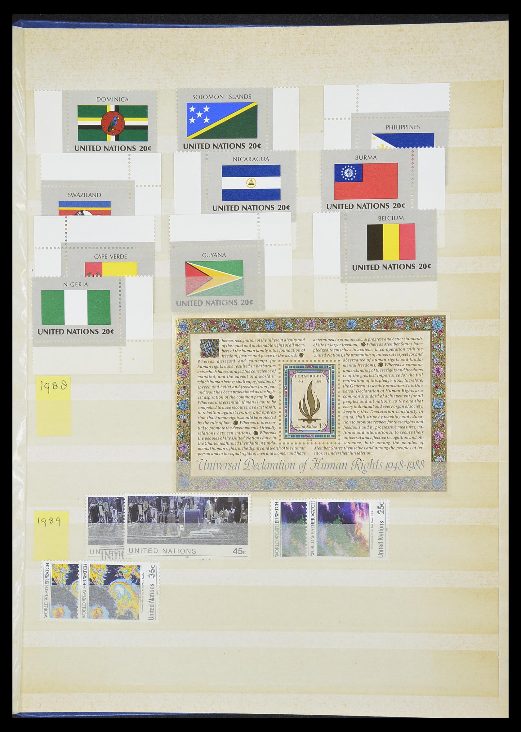 33535 448 - Postzegelverzameling 33535 Verenigde Naties 1951-2008.