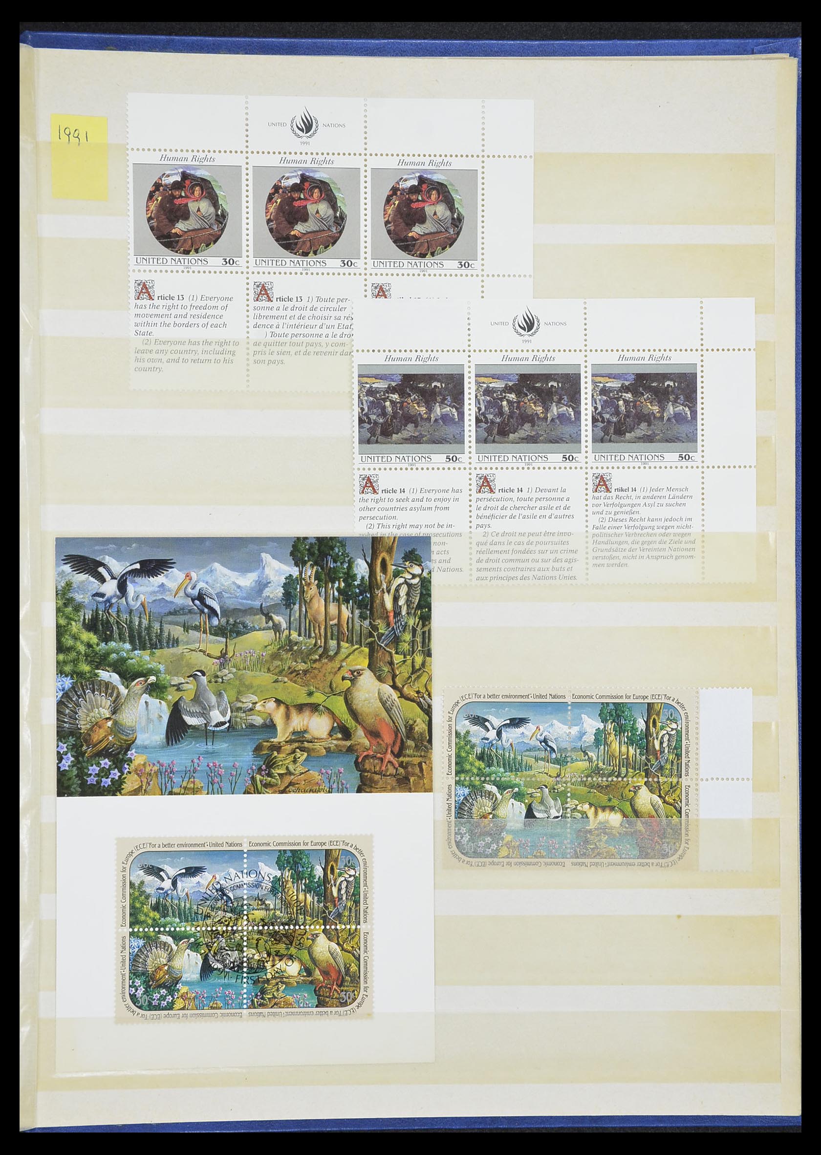 33535 450 - Postzegelverzameling 33535 Verenigde Naties 1951-2008.