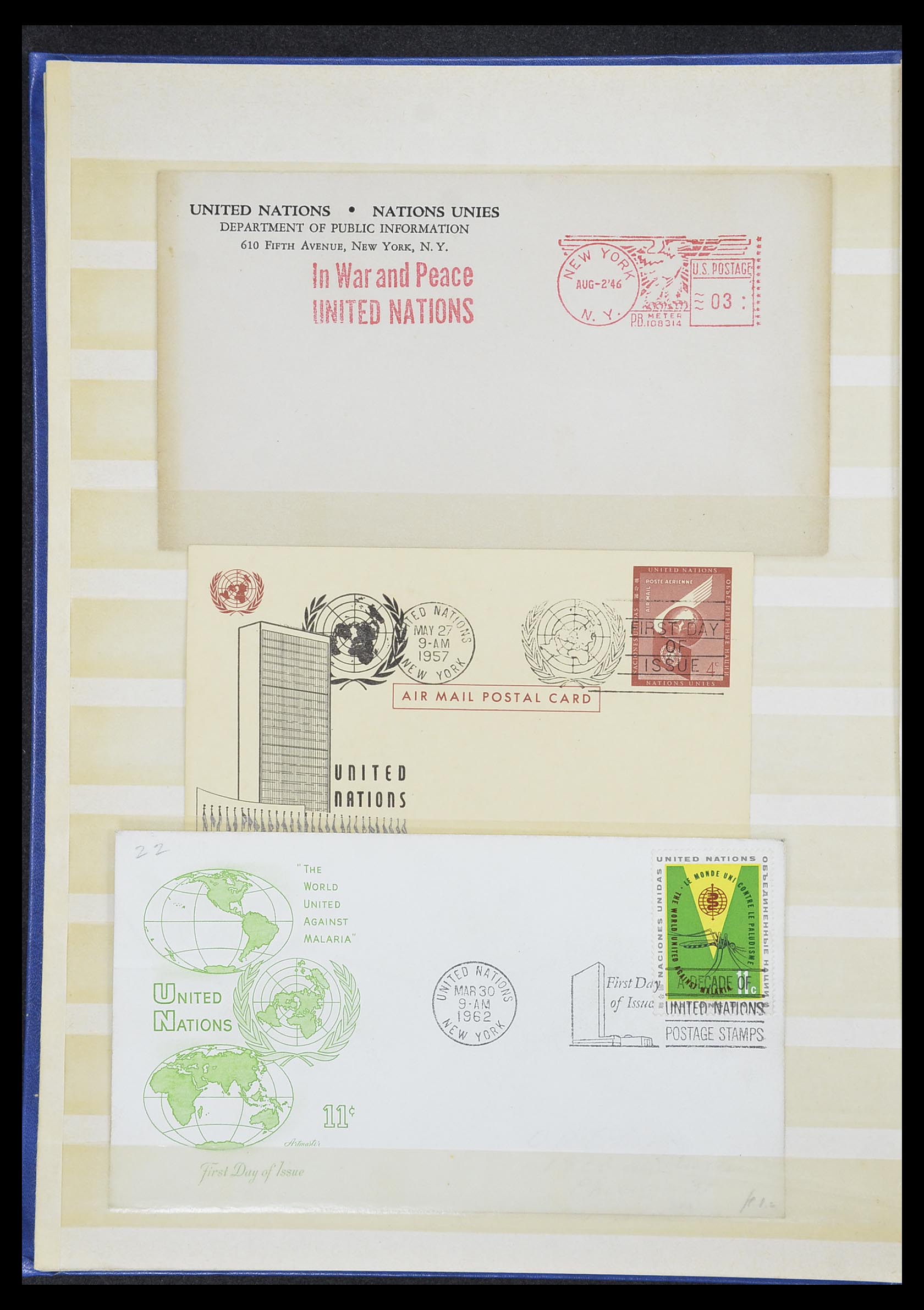 33535 453 - Postzegelverzameling 33535 Verenigde Naties 1951-2008.