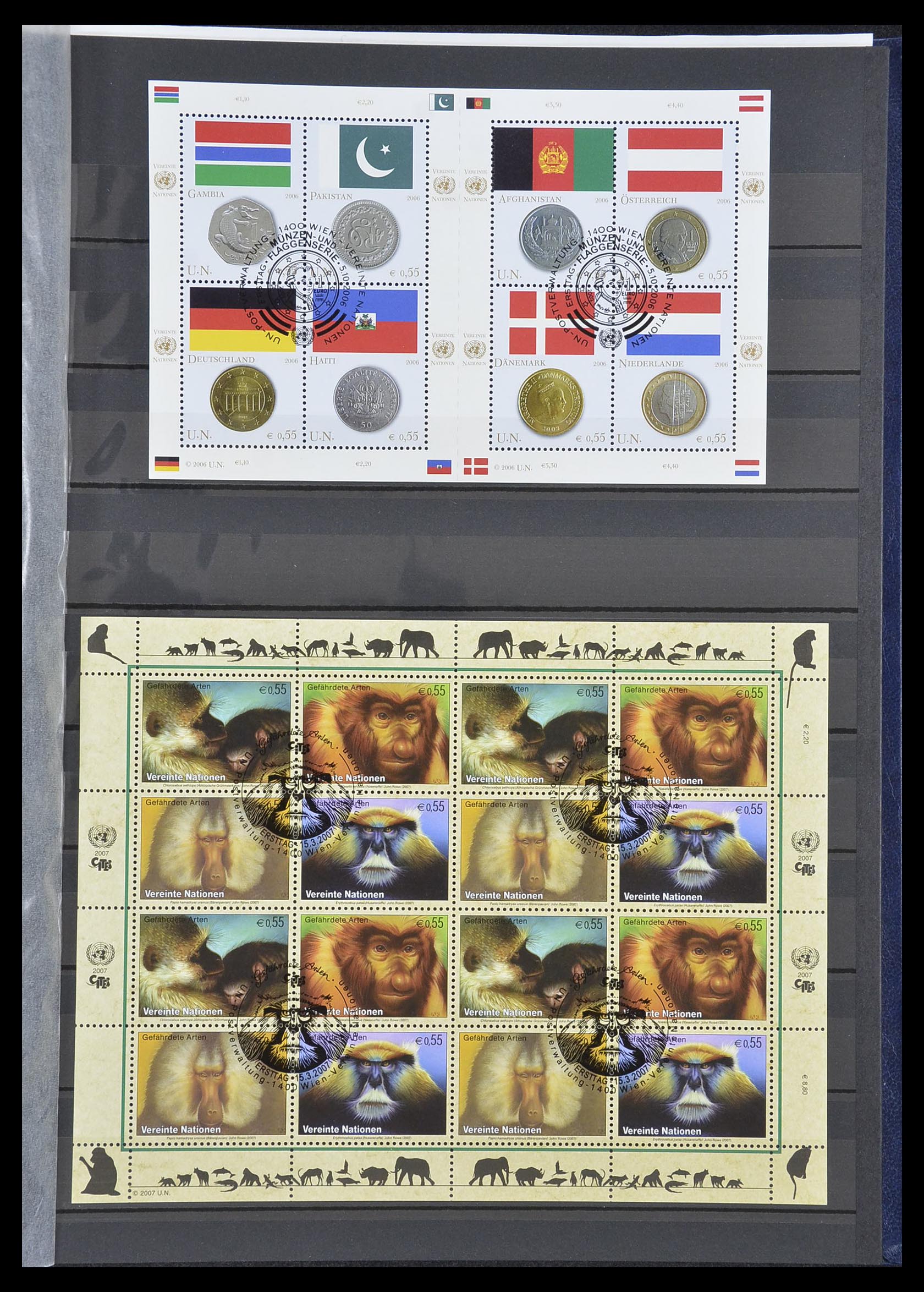 33535 460 - Postzegelverzameling 33535 Verenigde Naties 1951-2008.