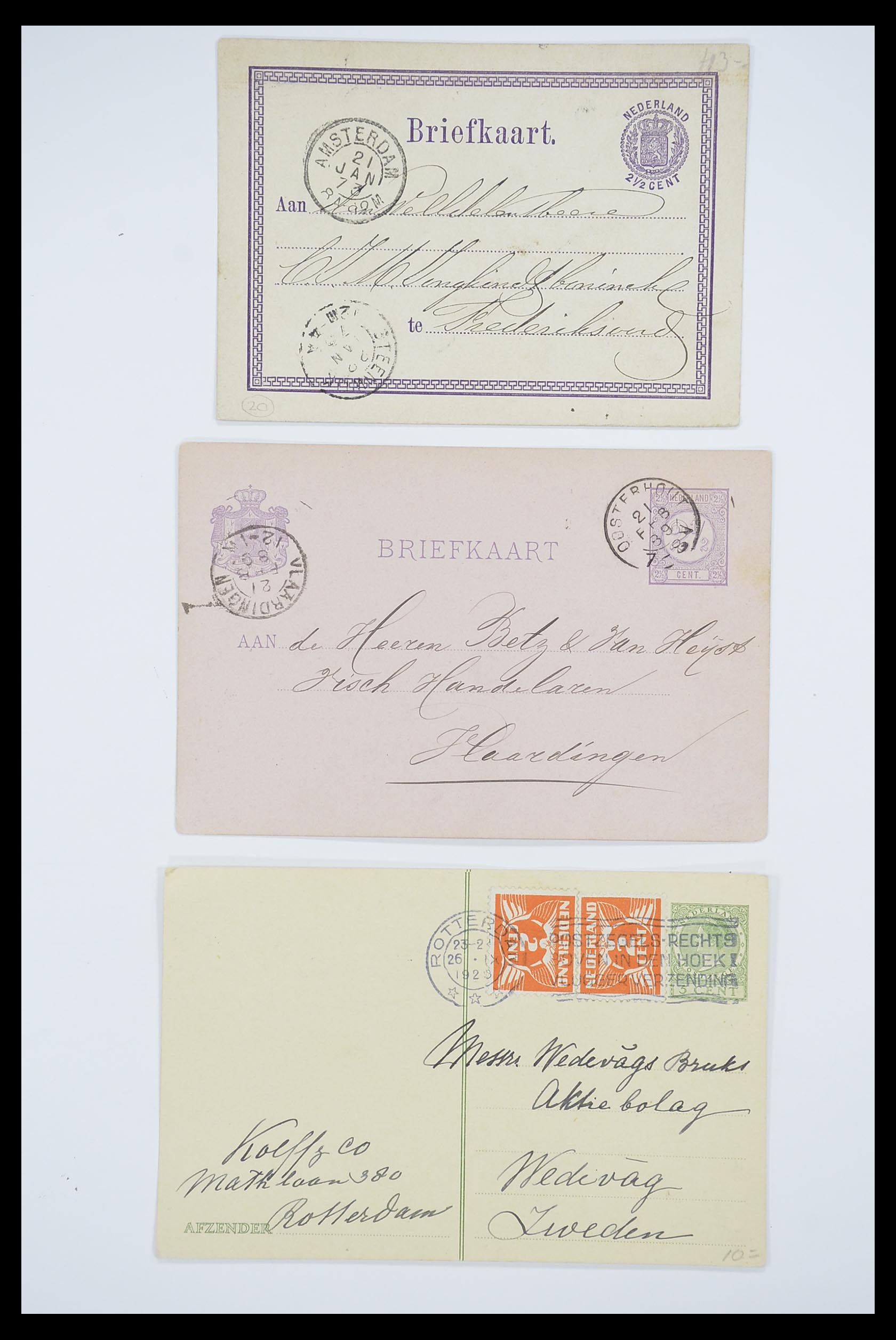 33536 010 - Stamp collection 33536 Netherlands covers 1800-1950.