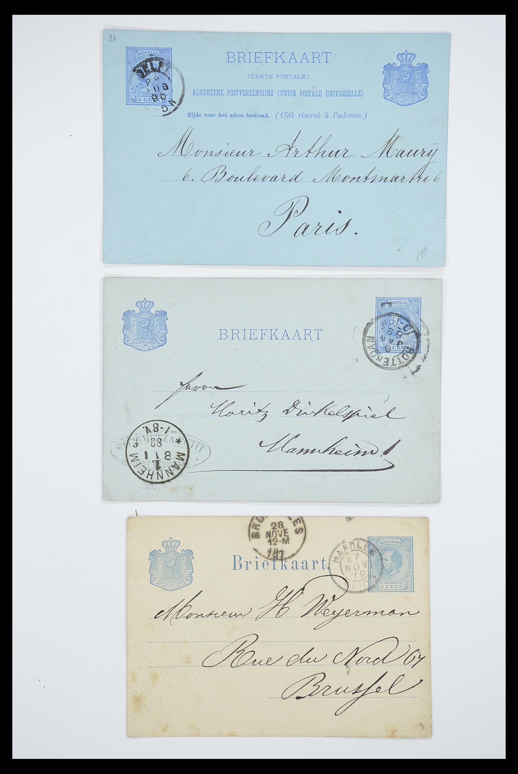 33536 021 - Stamp collection 33536 Netherlands covers 1800-1950.
