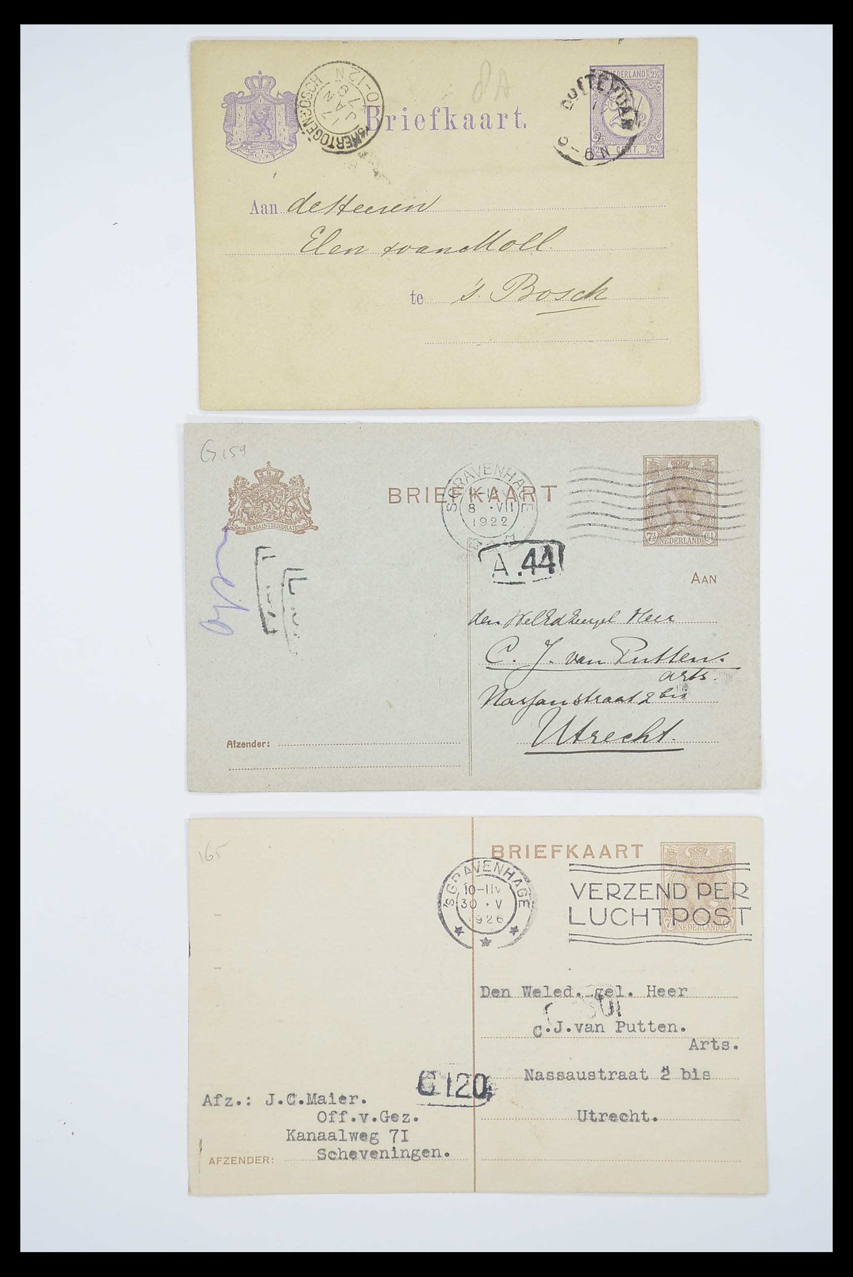 33536 027 - Stamp collection 33536 Netherlands covers 1800-1950.
