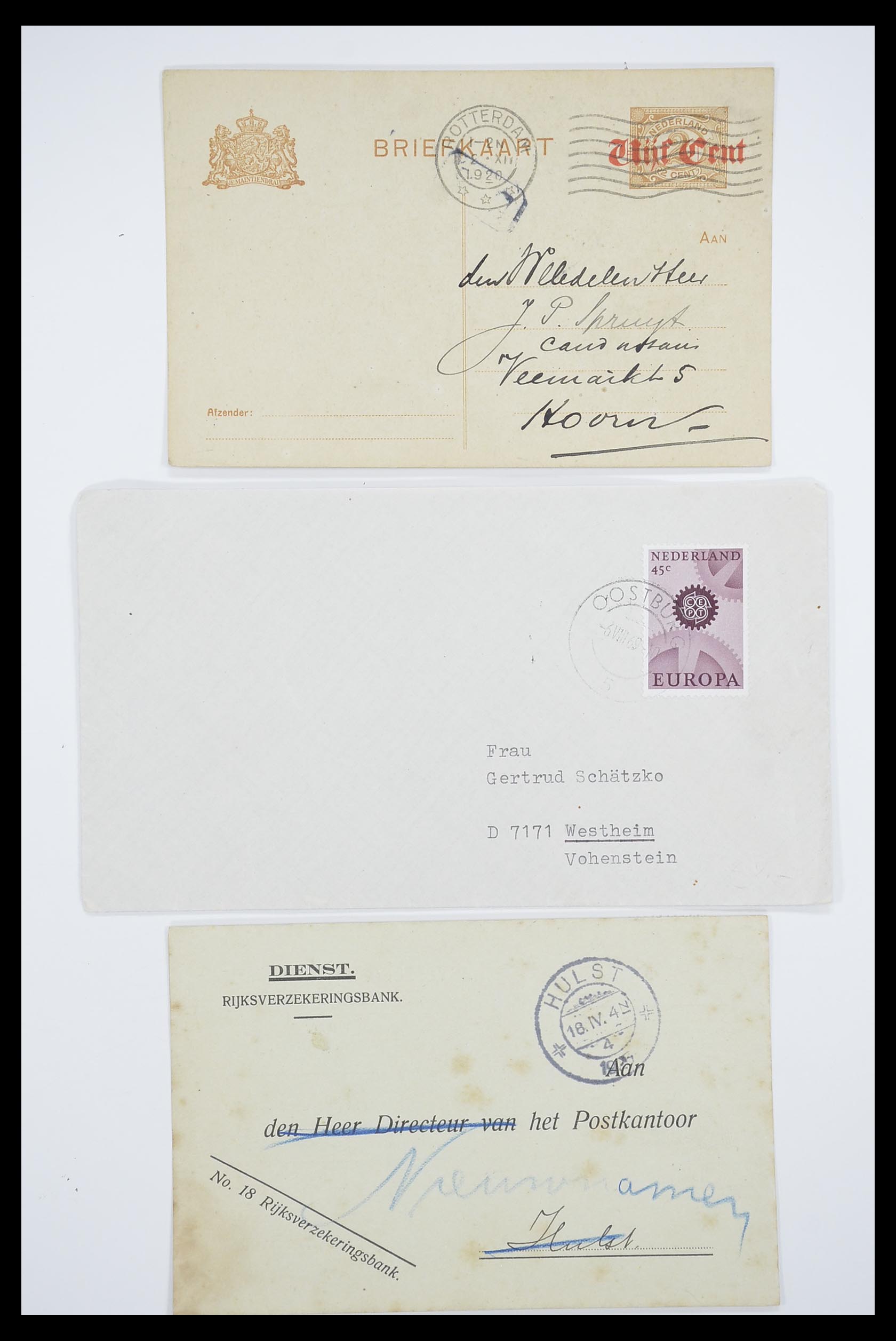 33536 037 - Stamp collection 33536 Netherlands covers 1800-1950.