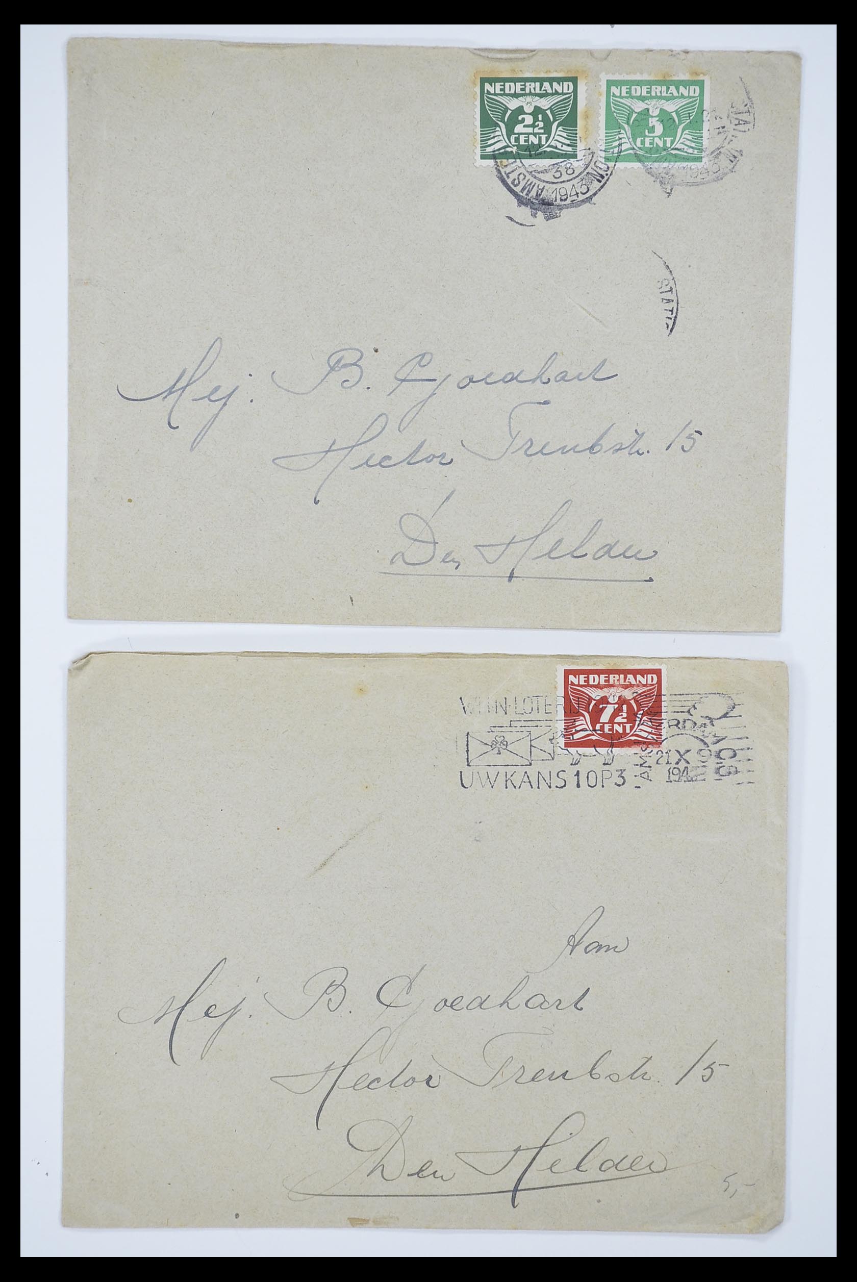33536 075 - Stamp collection 33536 Netherlands covers 1800-1950.
