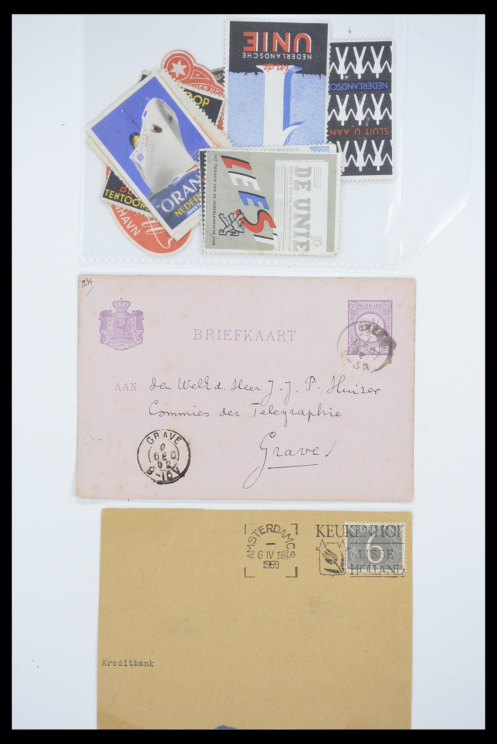 33536 090 - Stamp collection 33536 Netherlands covers 1800-1950.
