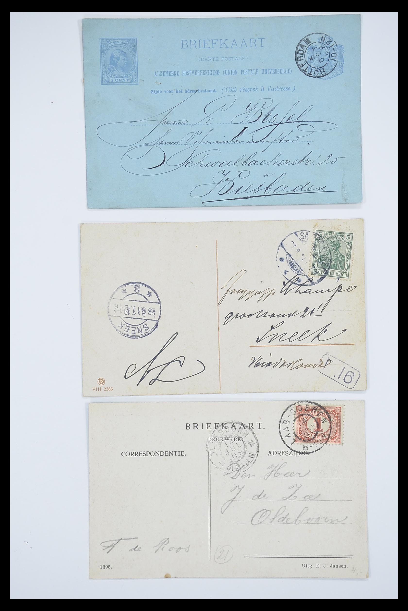 33536 094 - Stamp collection 33536 Netherlands covers 1800-1950.