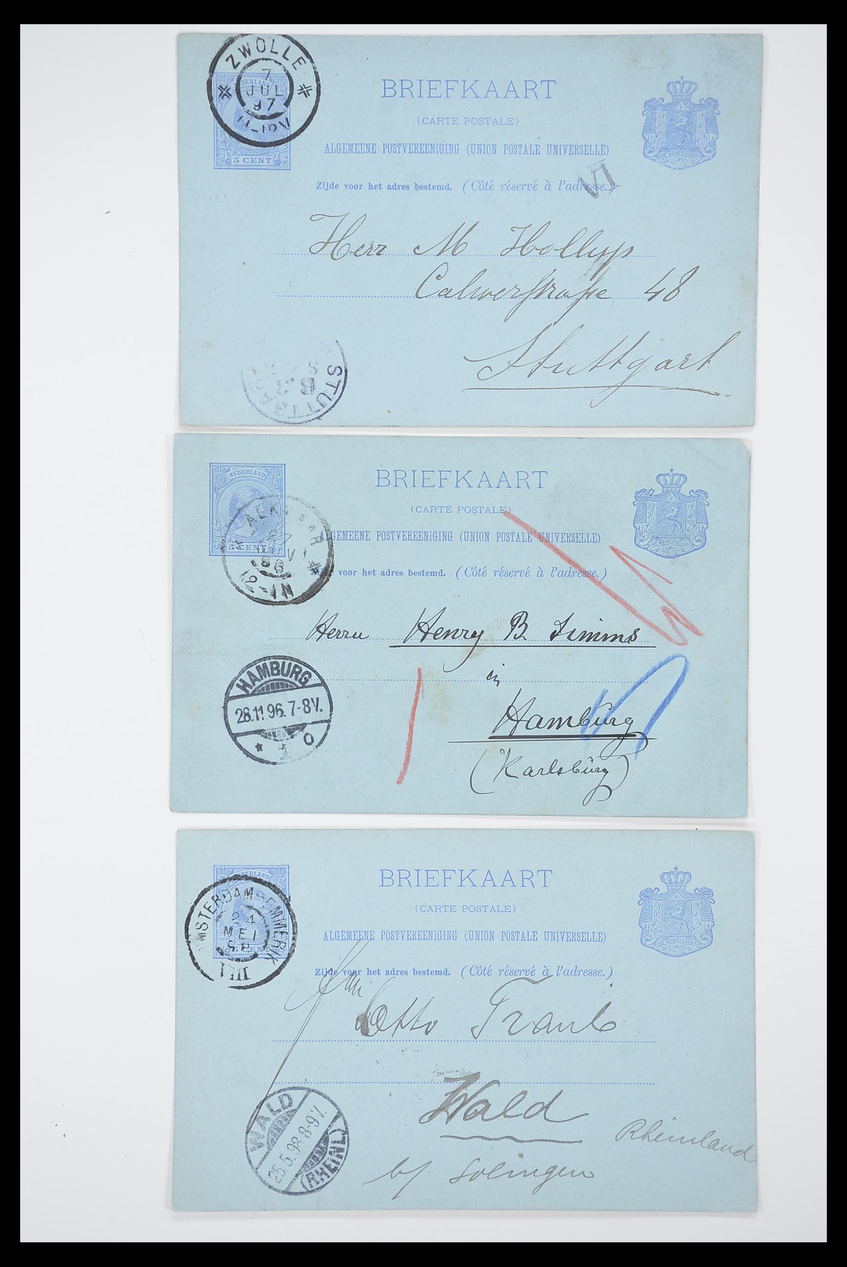 33536 097 - Stamp collection 33536 Netherlands covers 1800-1950.