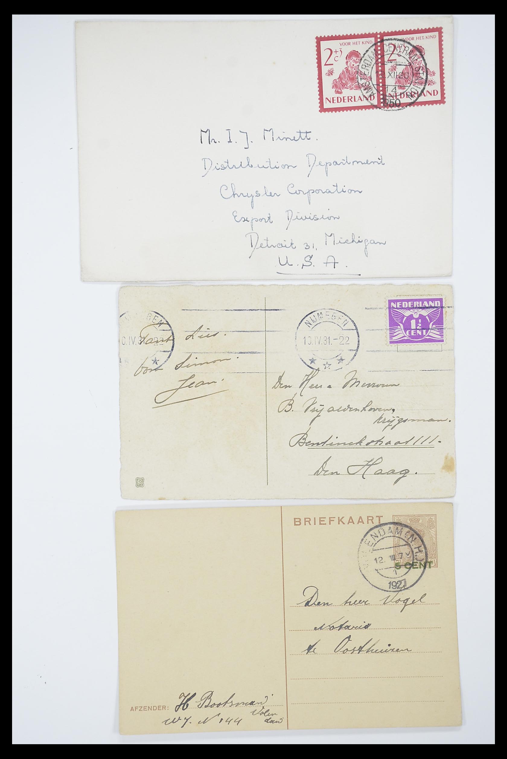 33536 208 - Stamp collection 33536 Netherlands covers 1800-1950.