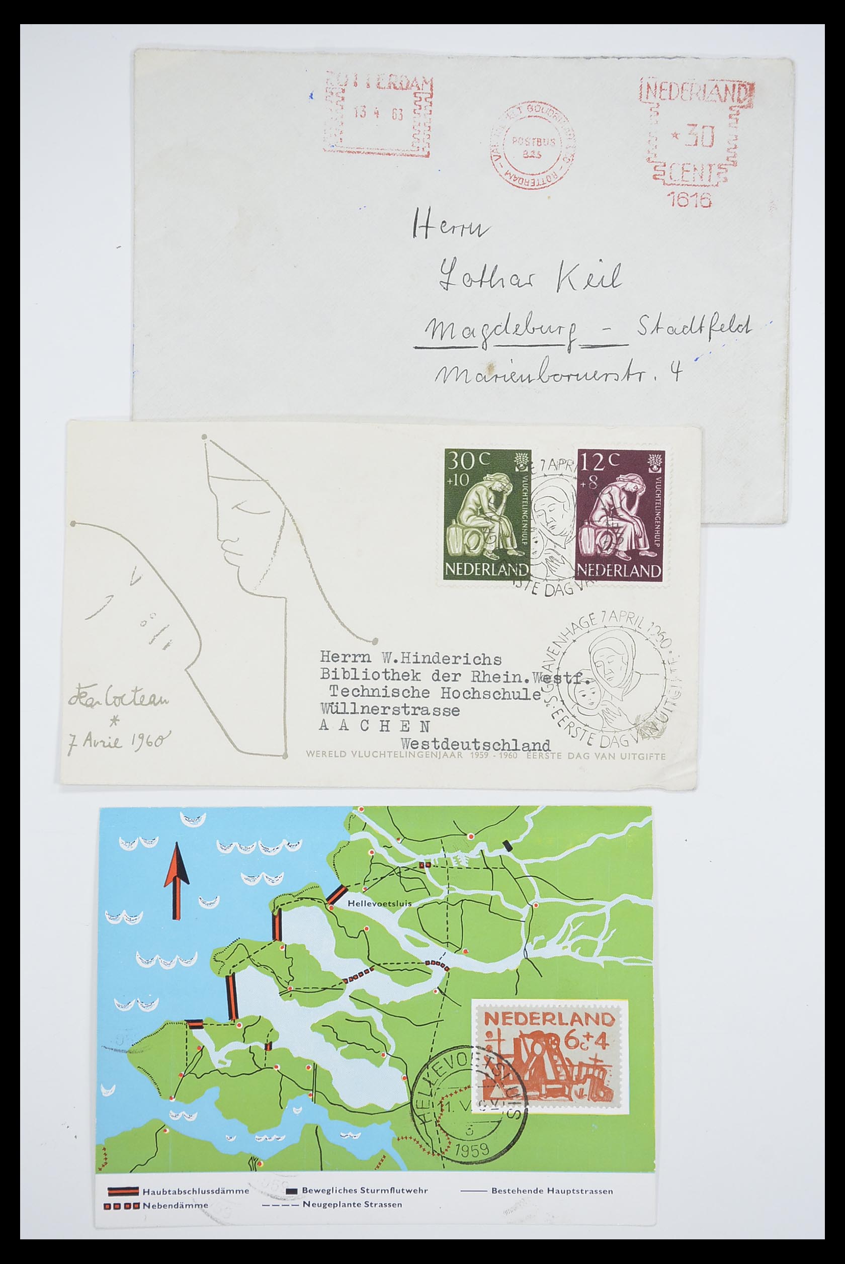 33536 226 - Stamp collection 33536 Netherlands covers 1800-1950.