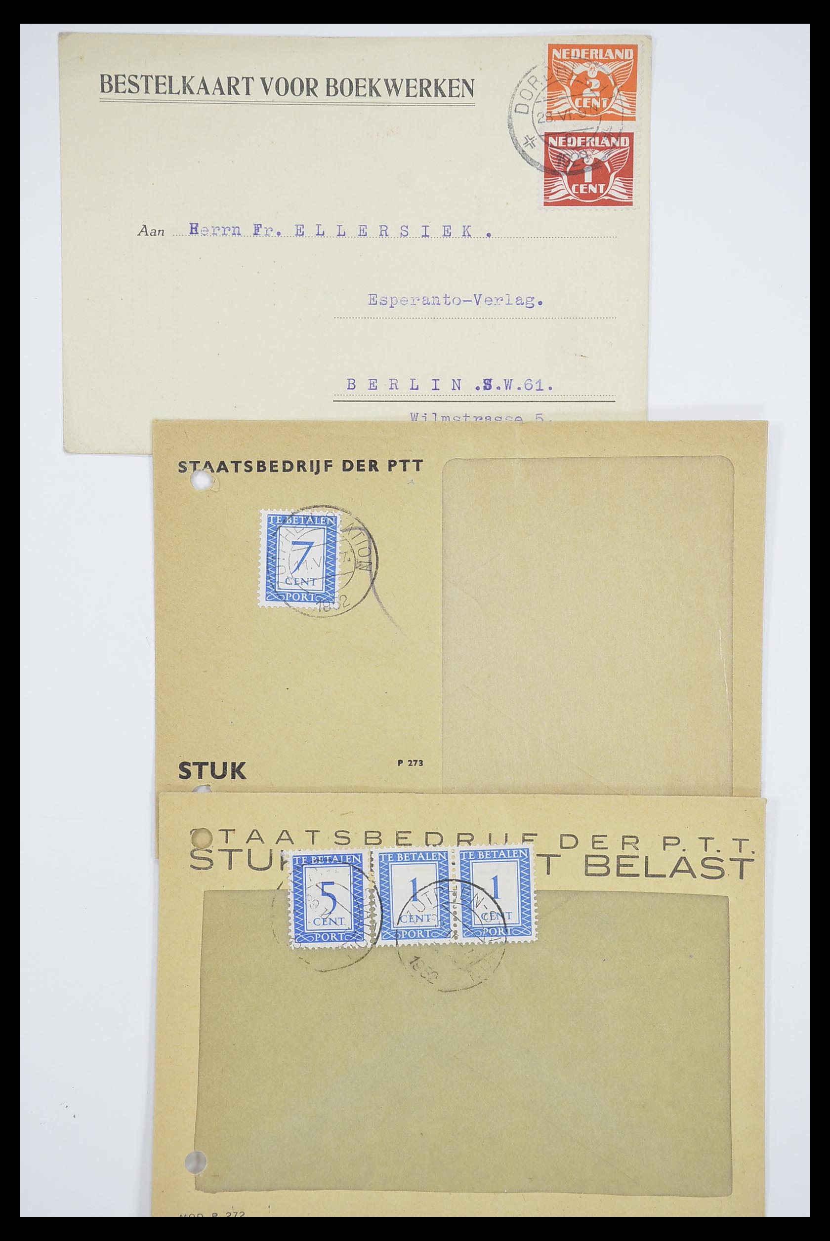 33536 227 - Stamp collection 33536 Netherlands covers 1800-1950.