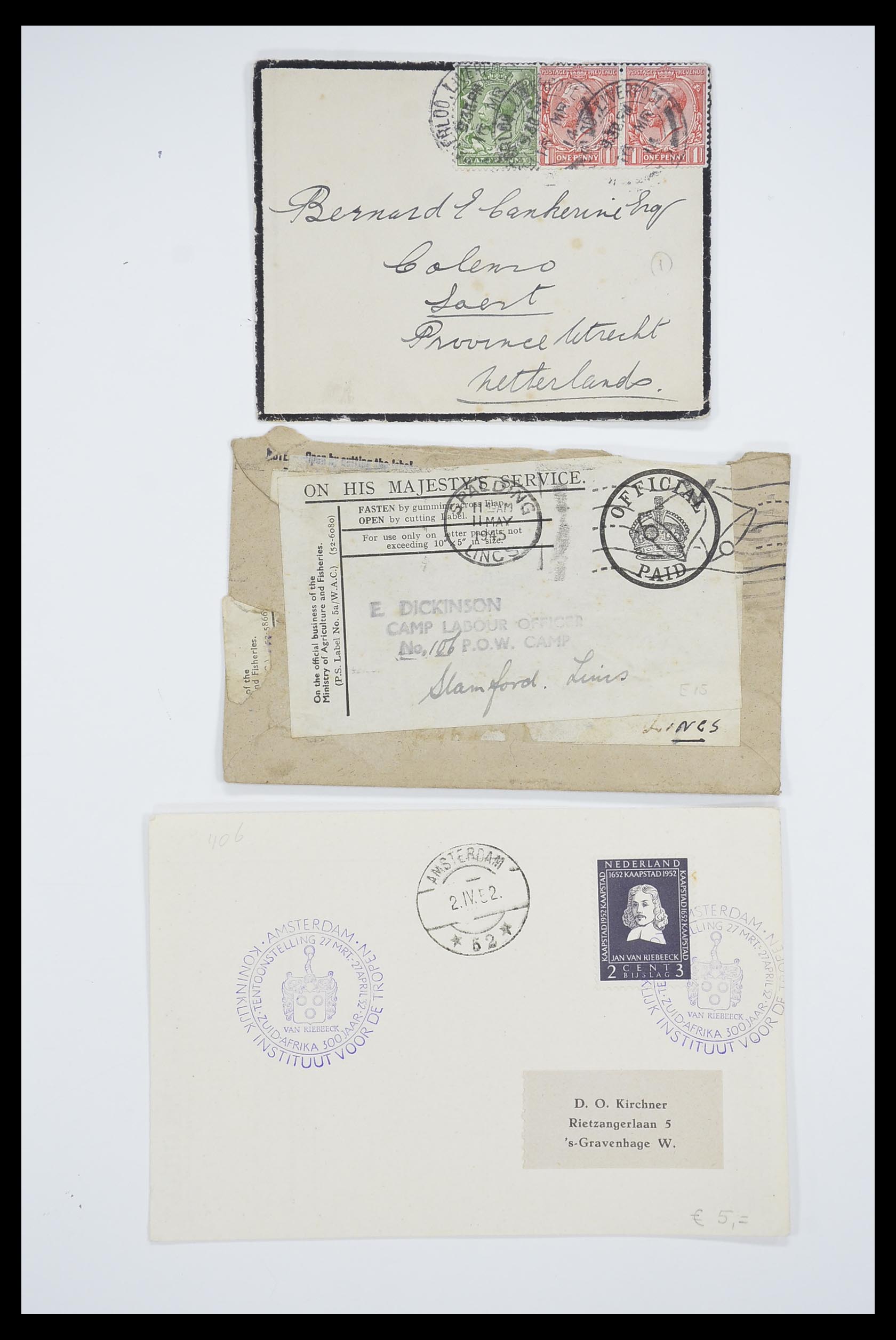 33536 251 - Stamp collection 33536 Netherlands covers 1800-1950.