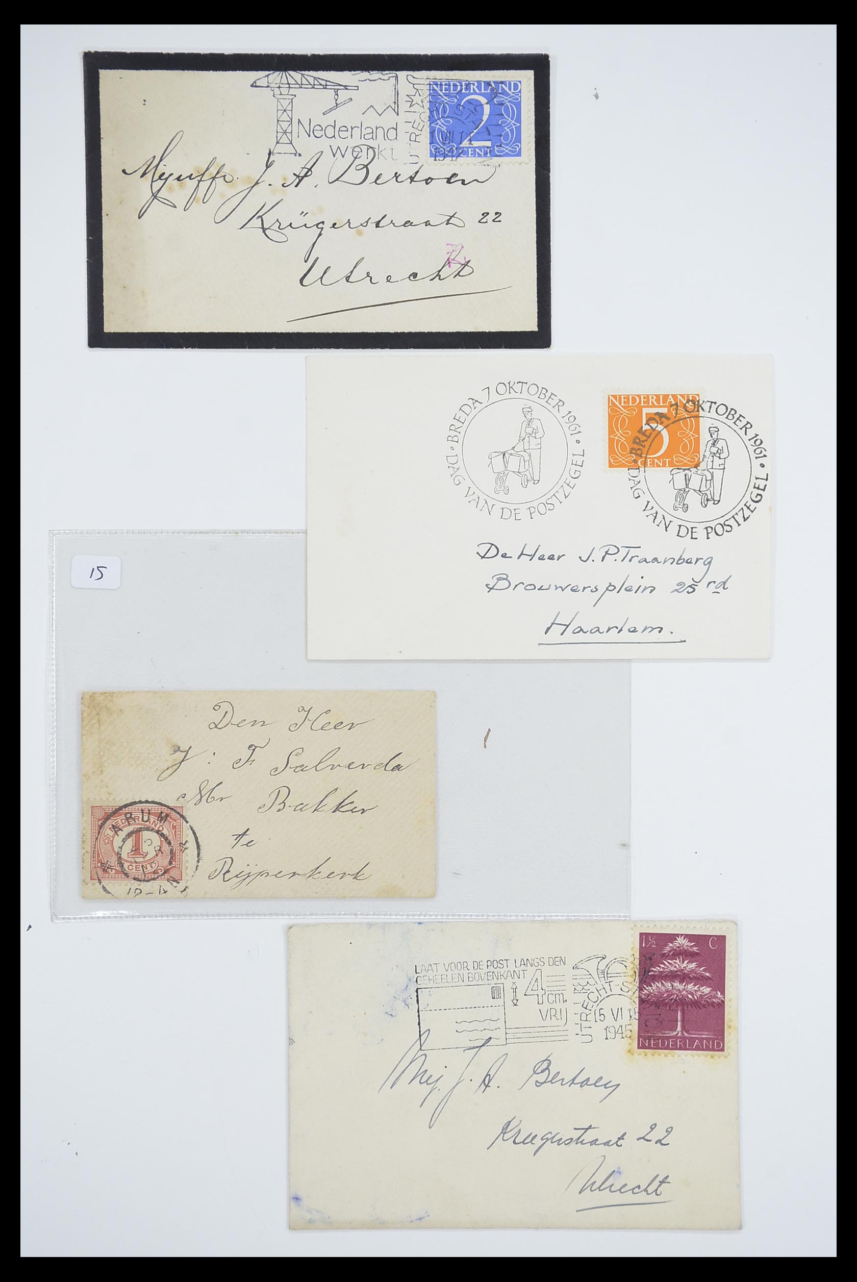 33536 254 - Stamp collection 33536 Netherlands covers 1800-1950.