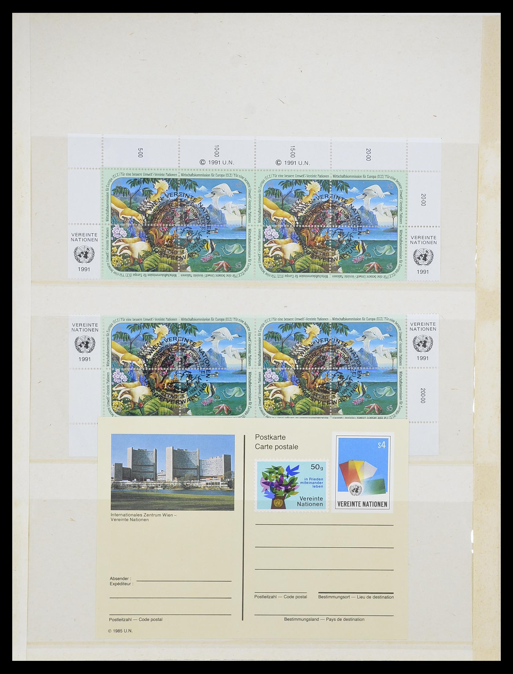 33538 031 - Stamp collection 33538 United Nations until 2017!