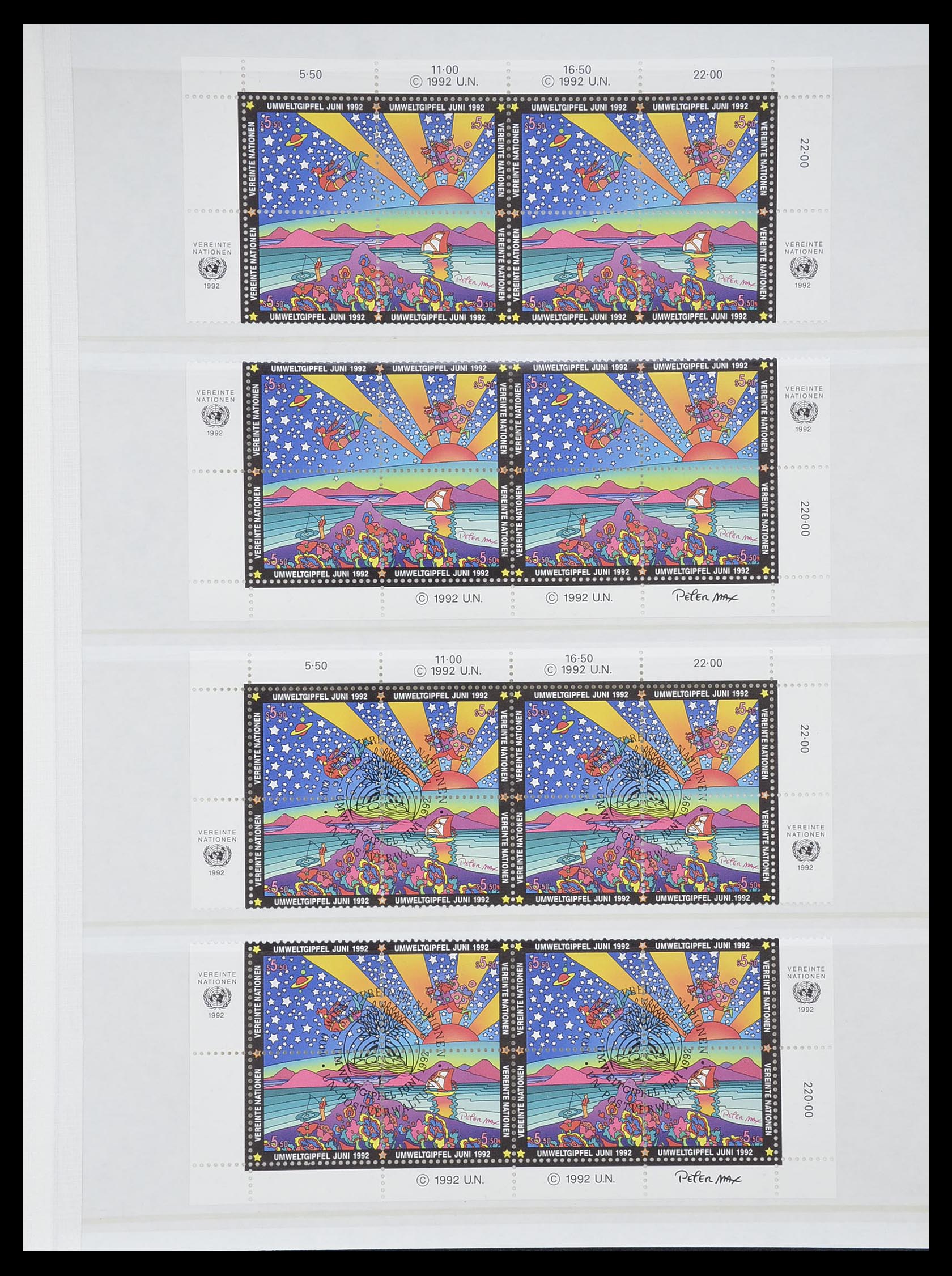 33538 041 - Stamp collection 33538 United Nations until 2017!