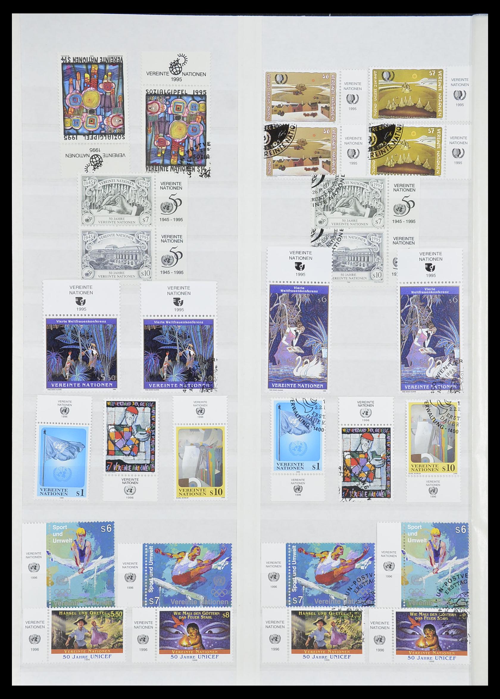 33538 051 - Stamp collection 33538 United Nations until 2017!