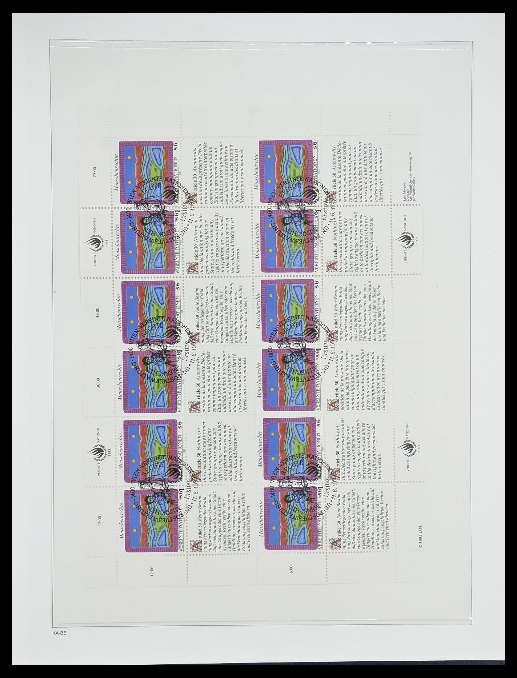 33538 055 - Stamp collection 33538 United Nations until 2017!