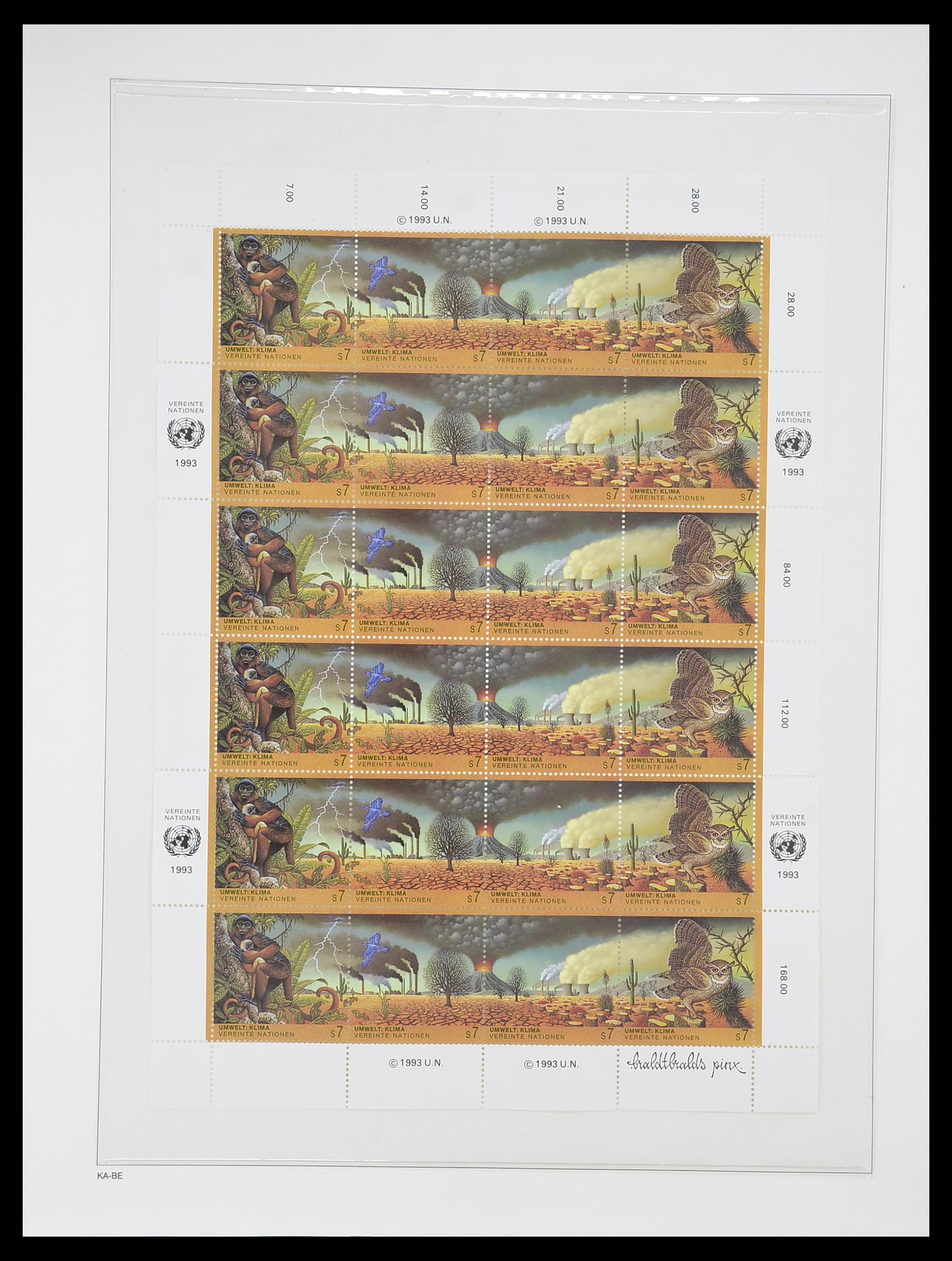 33538 059 - Postzegelverzameling 33538 Verenigde Naties t/m 2017!