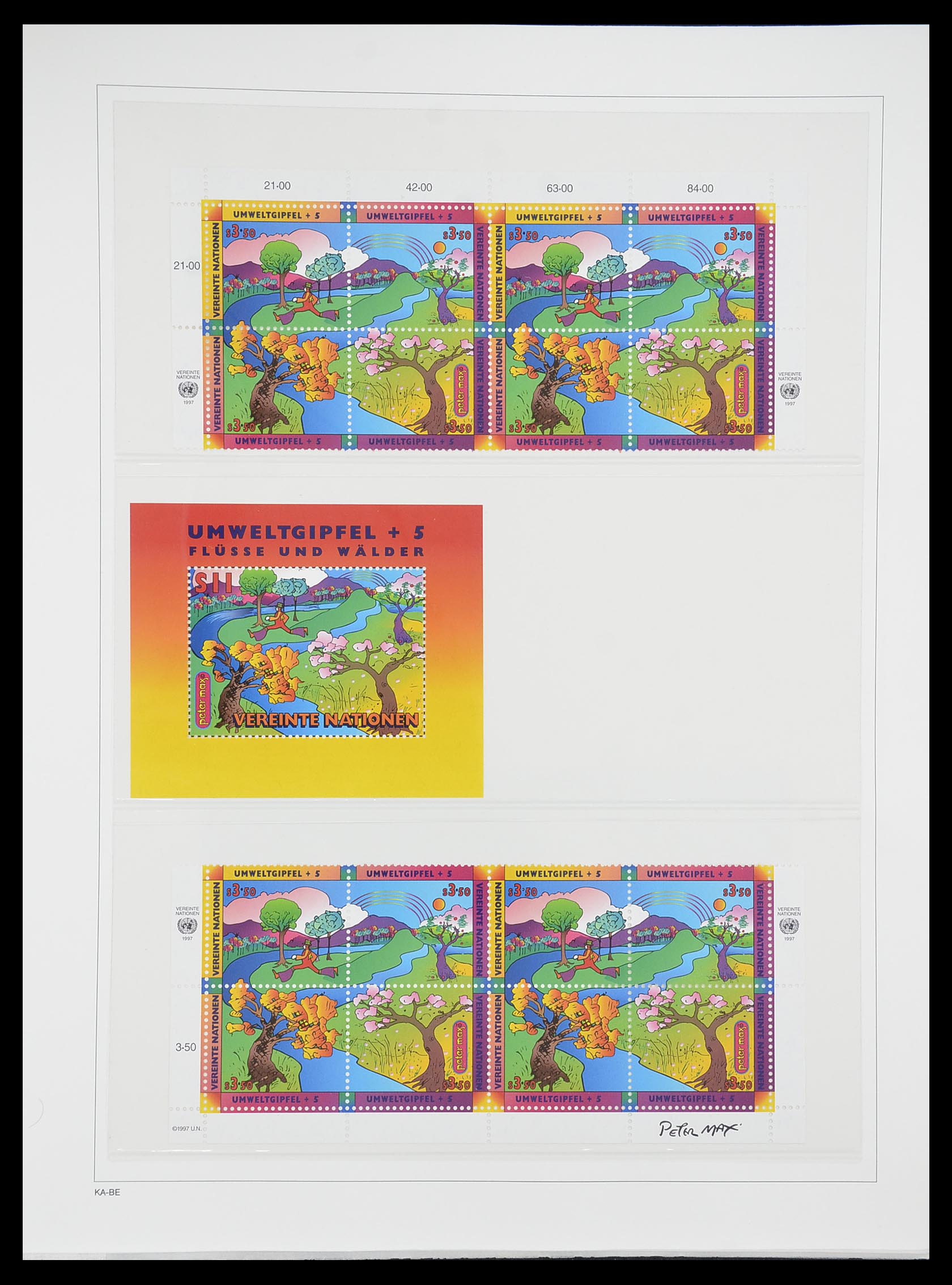 33538 071 - Postzegelverzameling 33538 Verenigde Naties t/m 2017!