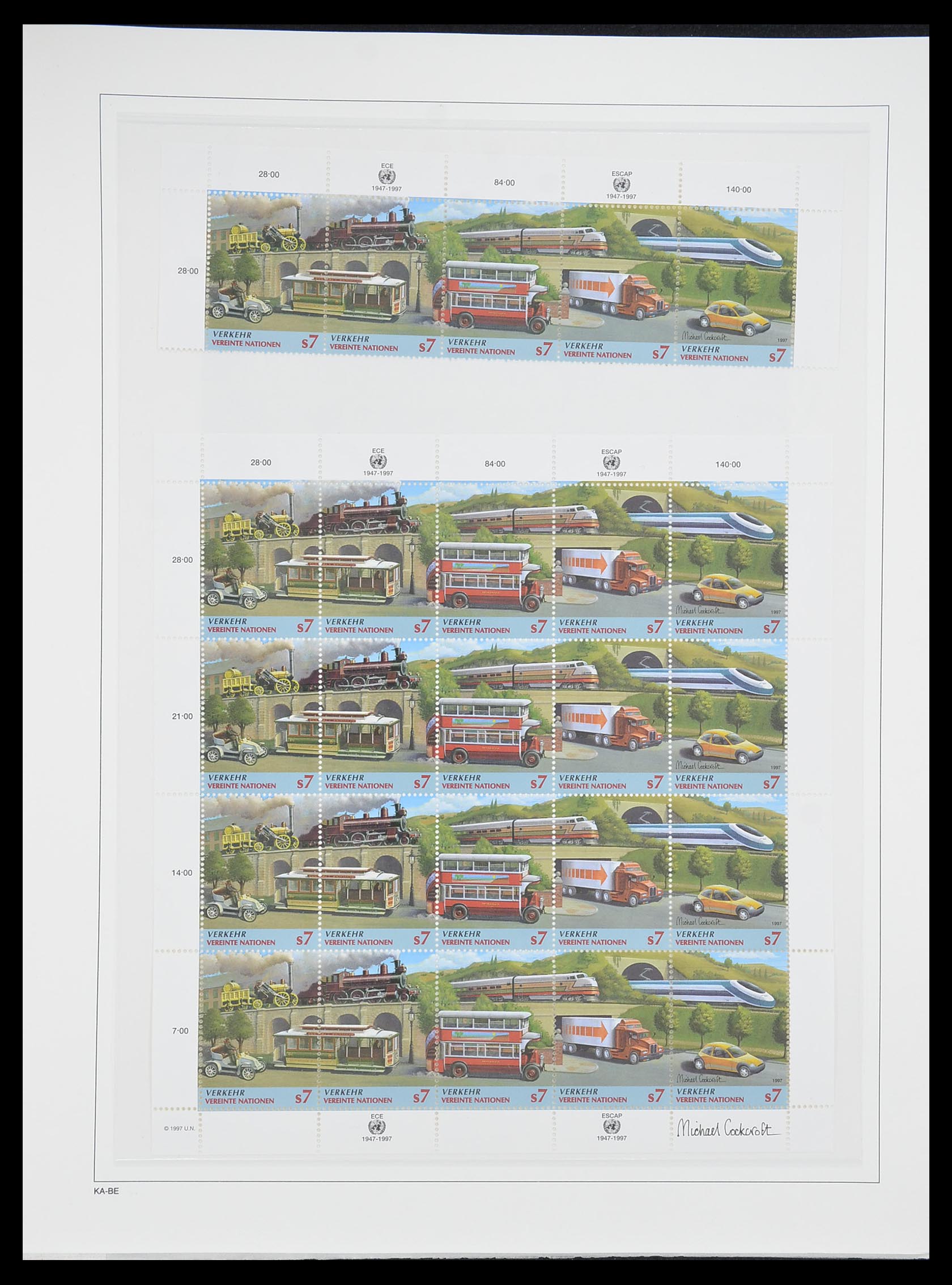 33538 073 - Postzegelverzameling 33538 Verenigde Naties t/m 2017!