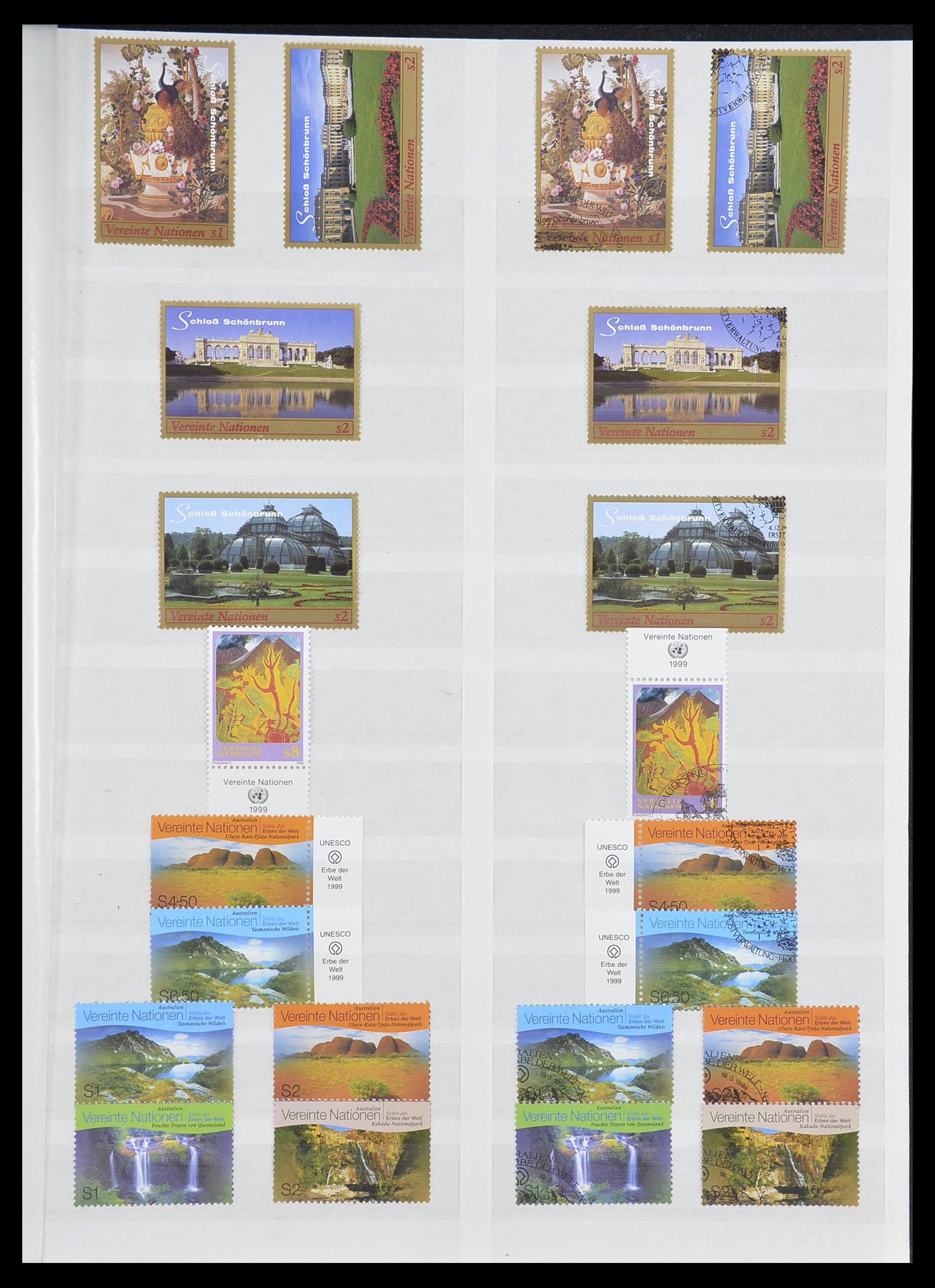 33538 077 - Postzegelverzameling 33538 Verenigde Naties t/m 2017!