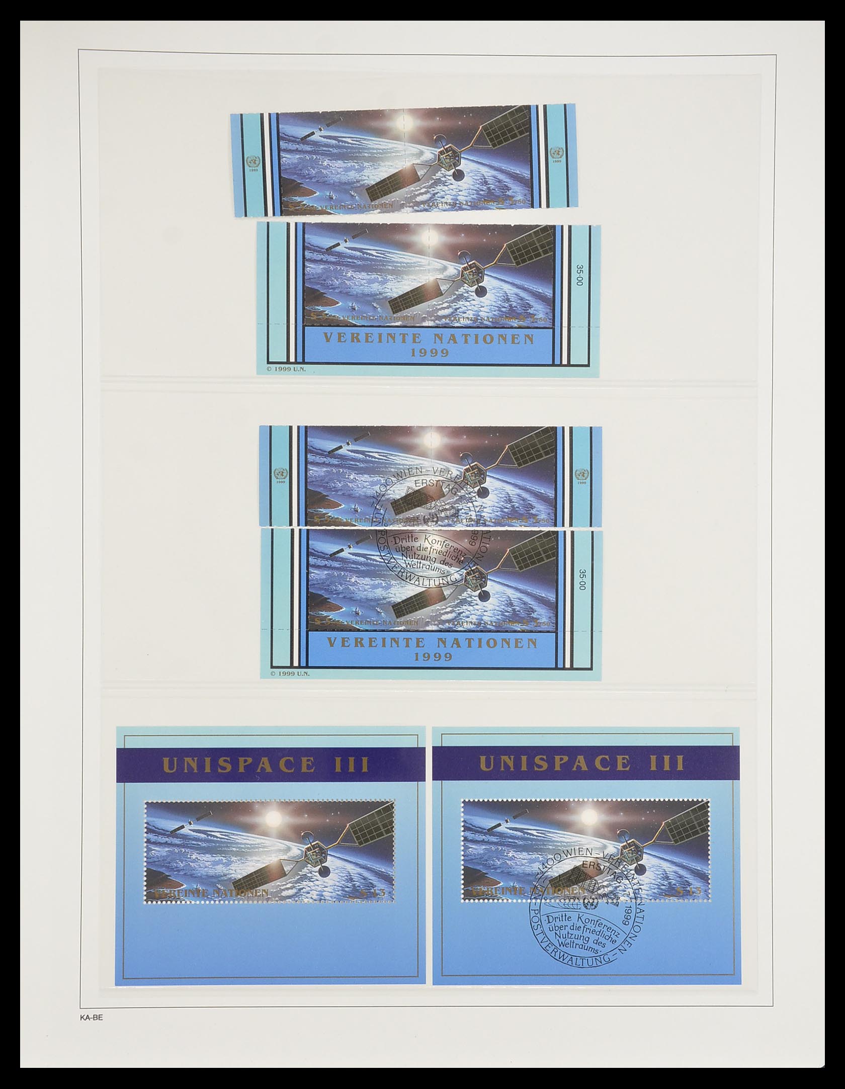 33538 082 - Postzegelverzameling 33538 Verenigde Naties t/m 2017!