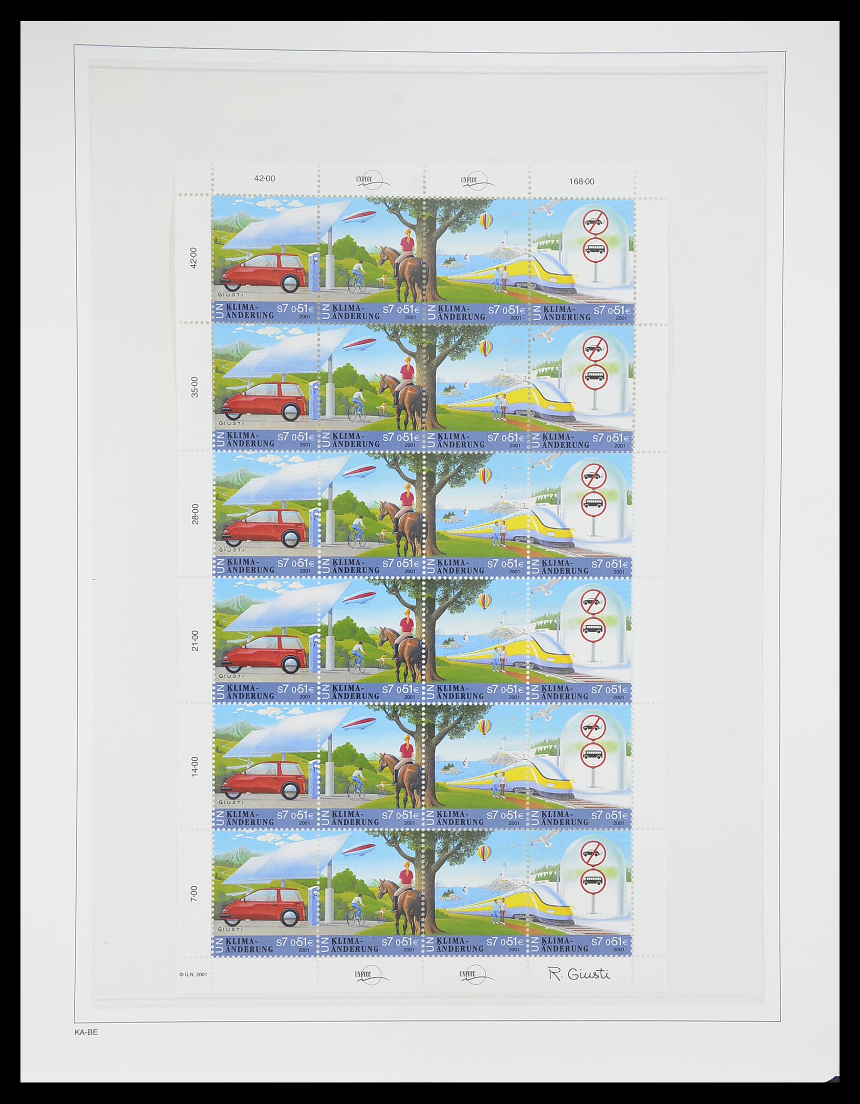 33538 092 - Postzegelverzameling 33538 Verenigde Naties t/m 2017!