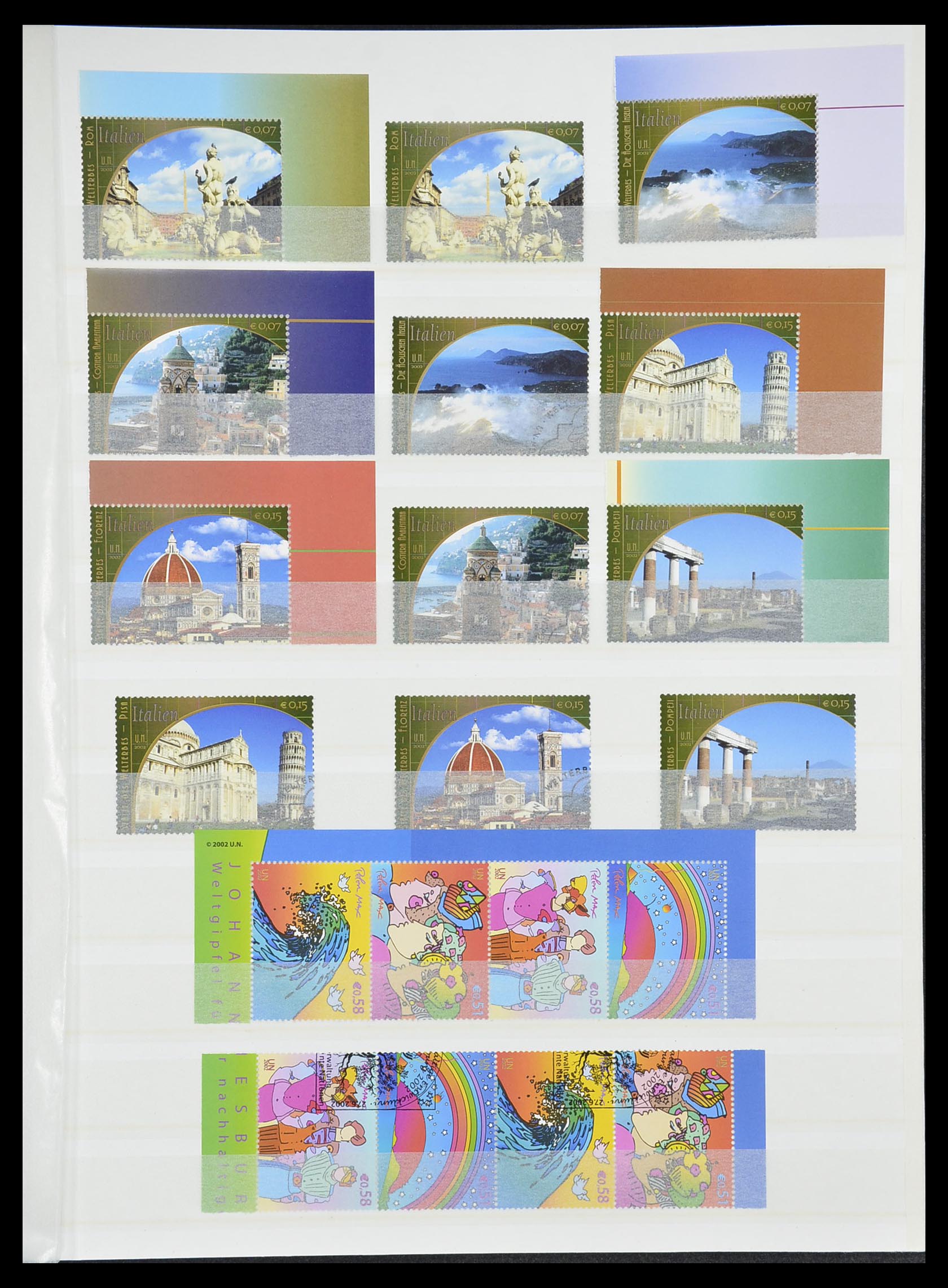 33538 098 - Stamp collection 33538 United Nations until 2017!