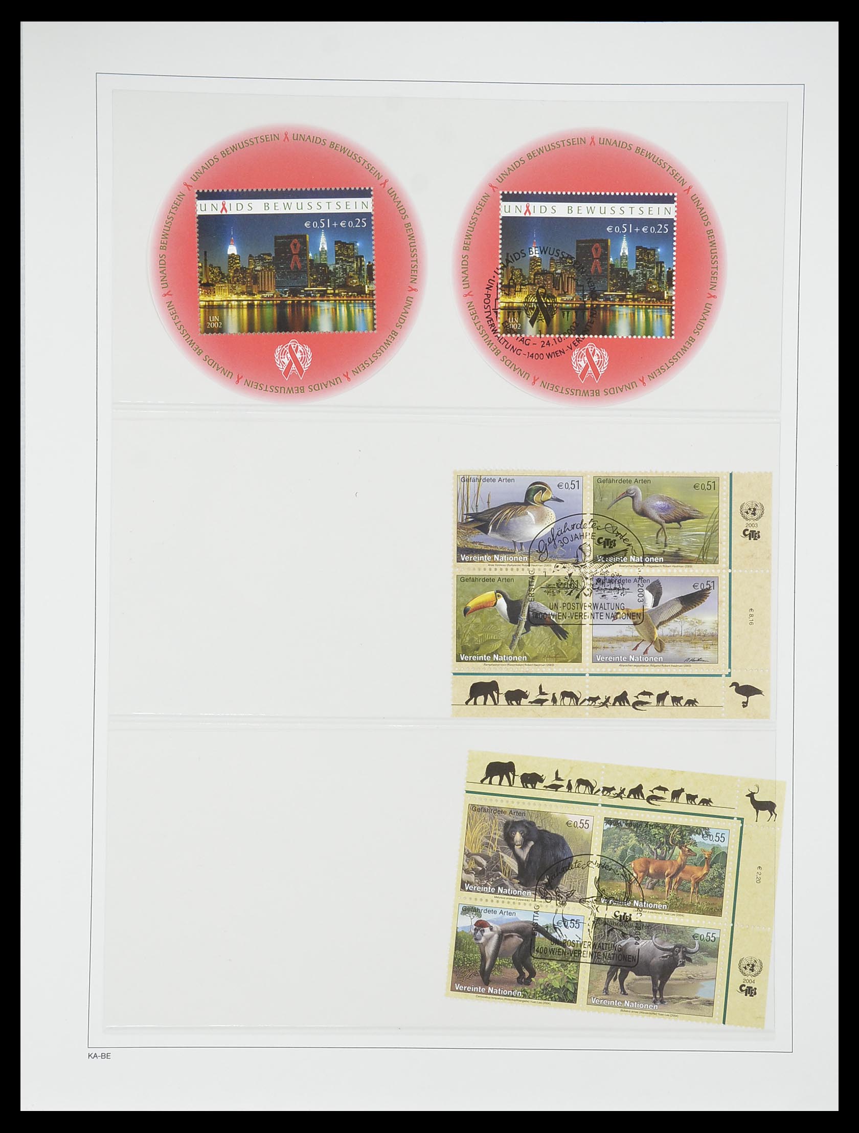 33538 100 - Postzegelverzameling 33538 Verenigde Naties t/m 2017!