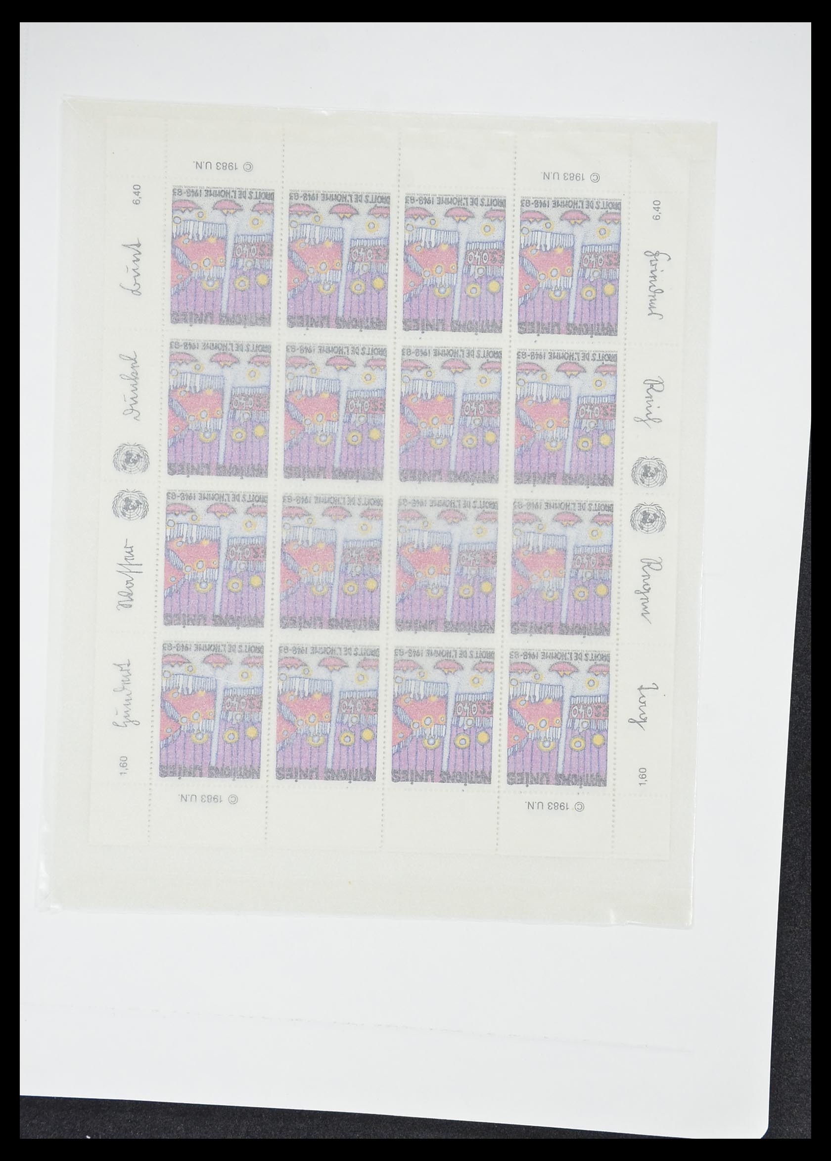33538 484 - Stamp collection 33538 United Nations until 2017!