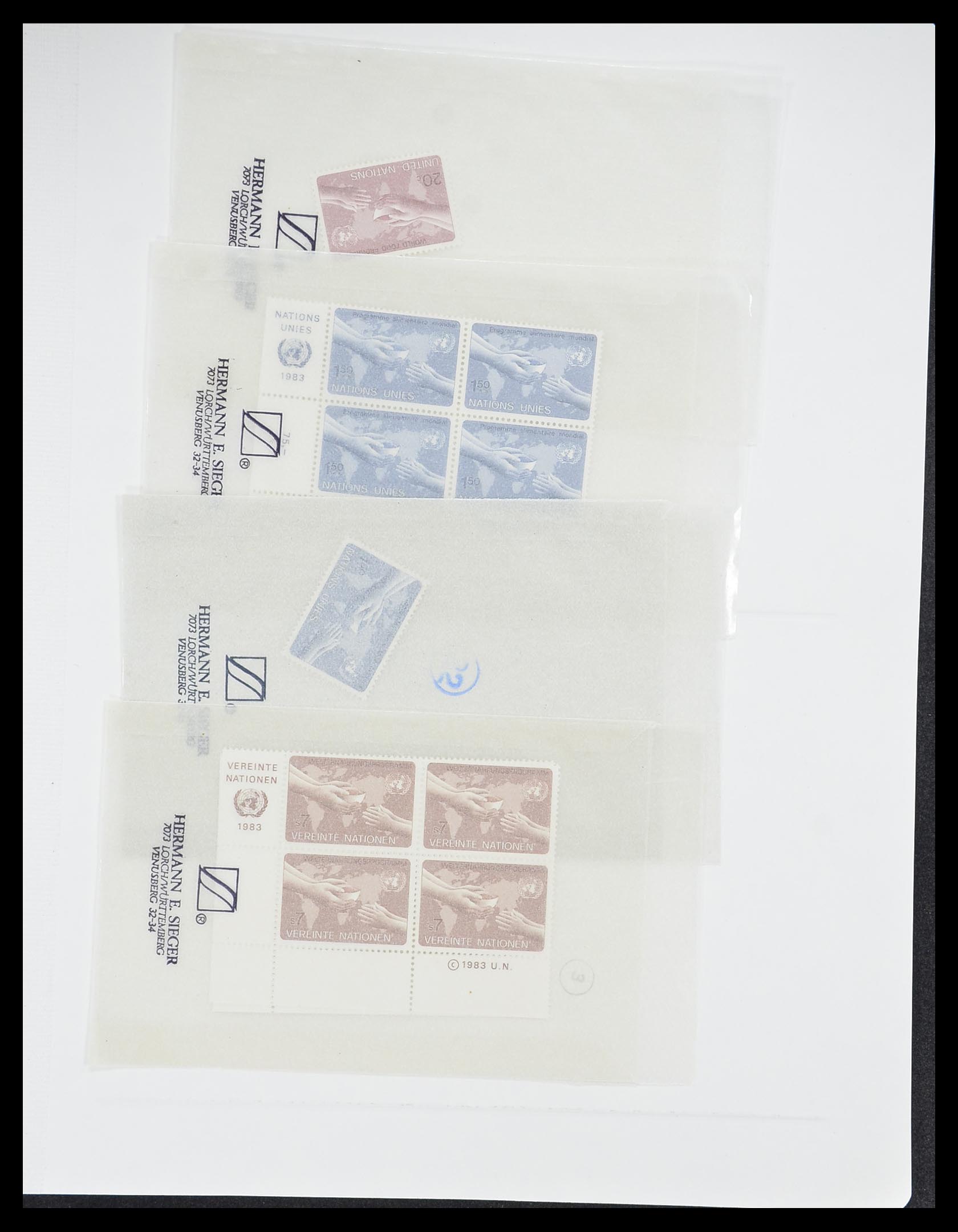 33538 531 - Stamp collection 33538 United Nations until 2017!