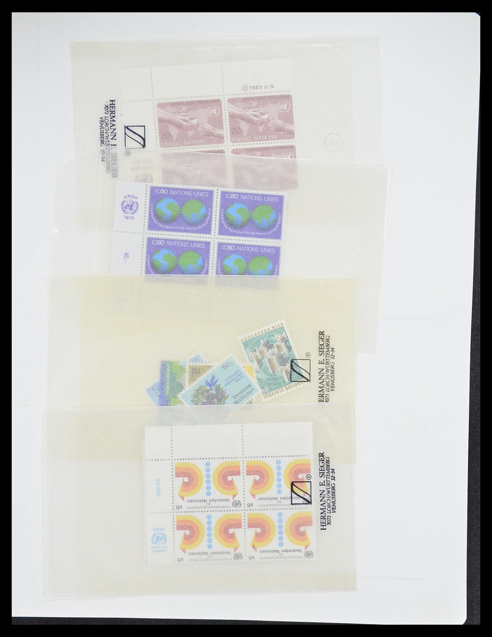 33538 532 - Postzegelverzameling 33538 Verenigde Naties t/m 2017!