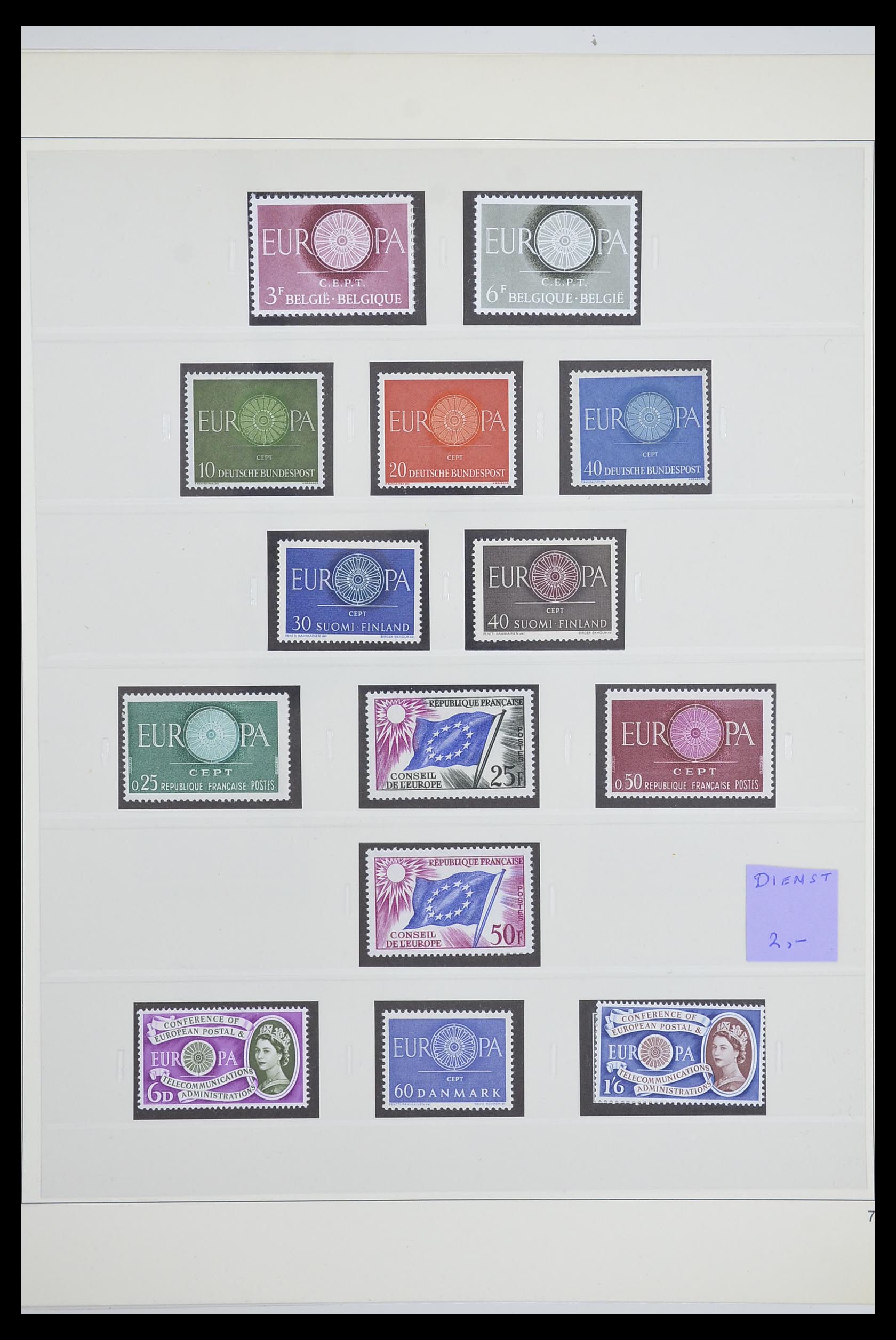 33539 0011 - Postzegelverzameling 33539 Europa CEPT 1942-2008.