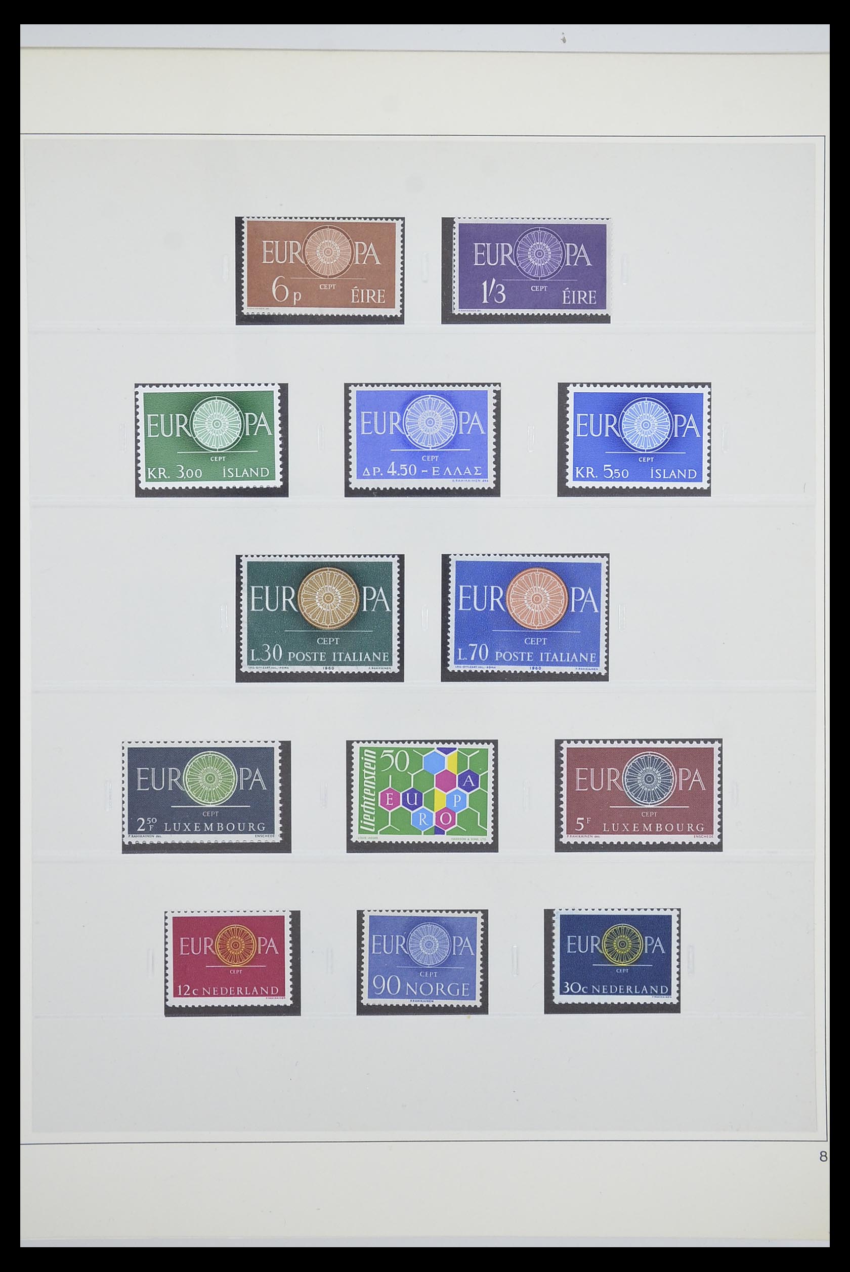 33539 0012 - Postzegelverzameling 33539 Europa CEPT 1942-2008.