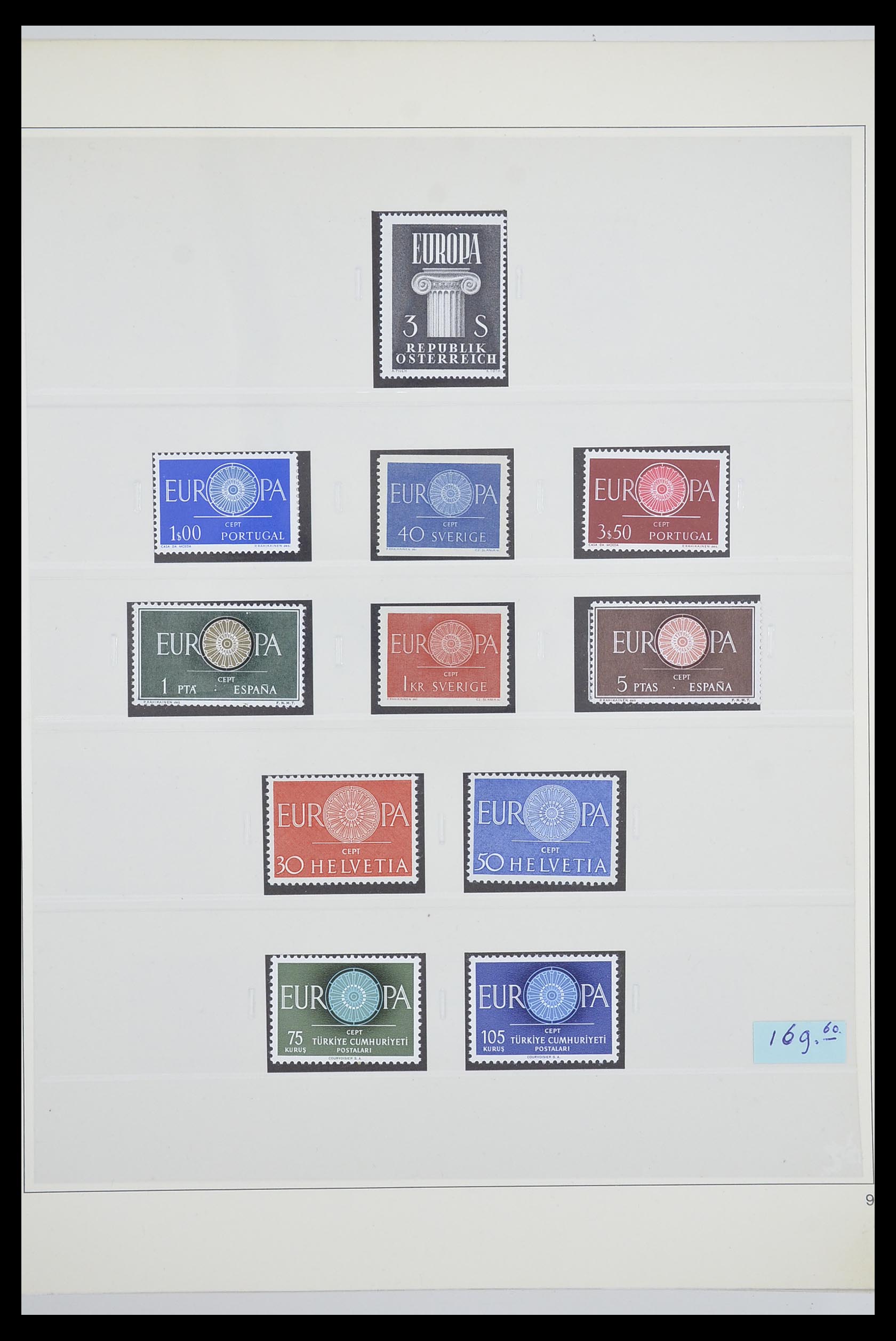33539 0013 - Postzegelverzameling 33539 Europa CEPT 1942-2008.