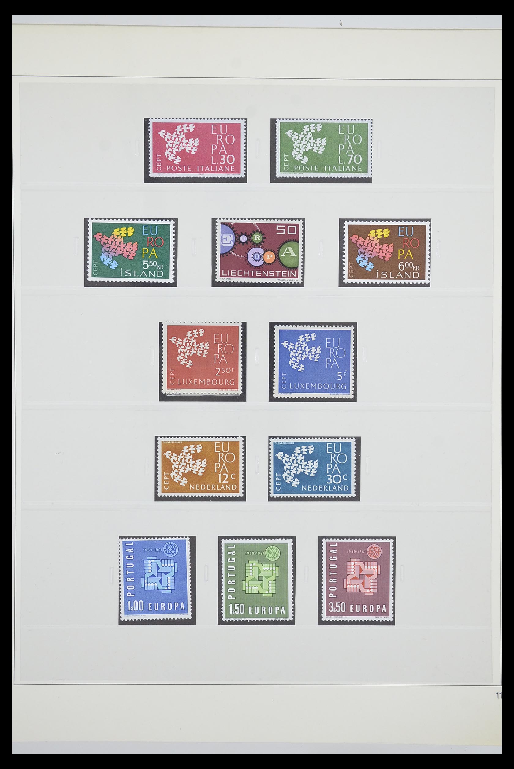 33539 0015 - Postzegelverzameling 33539 Europa CEPT 1942-2008.