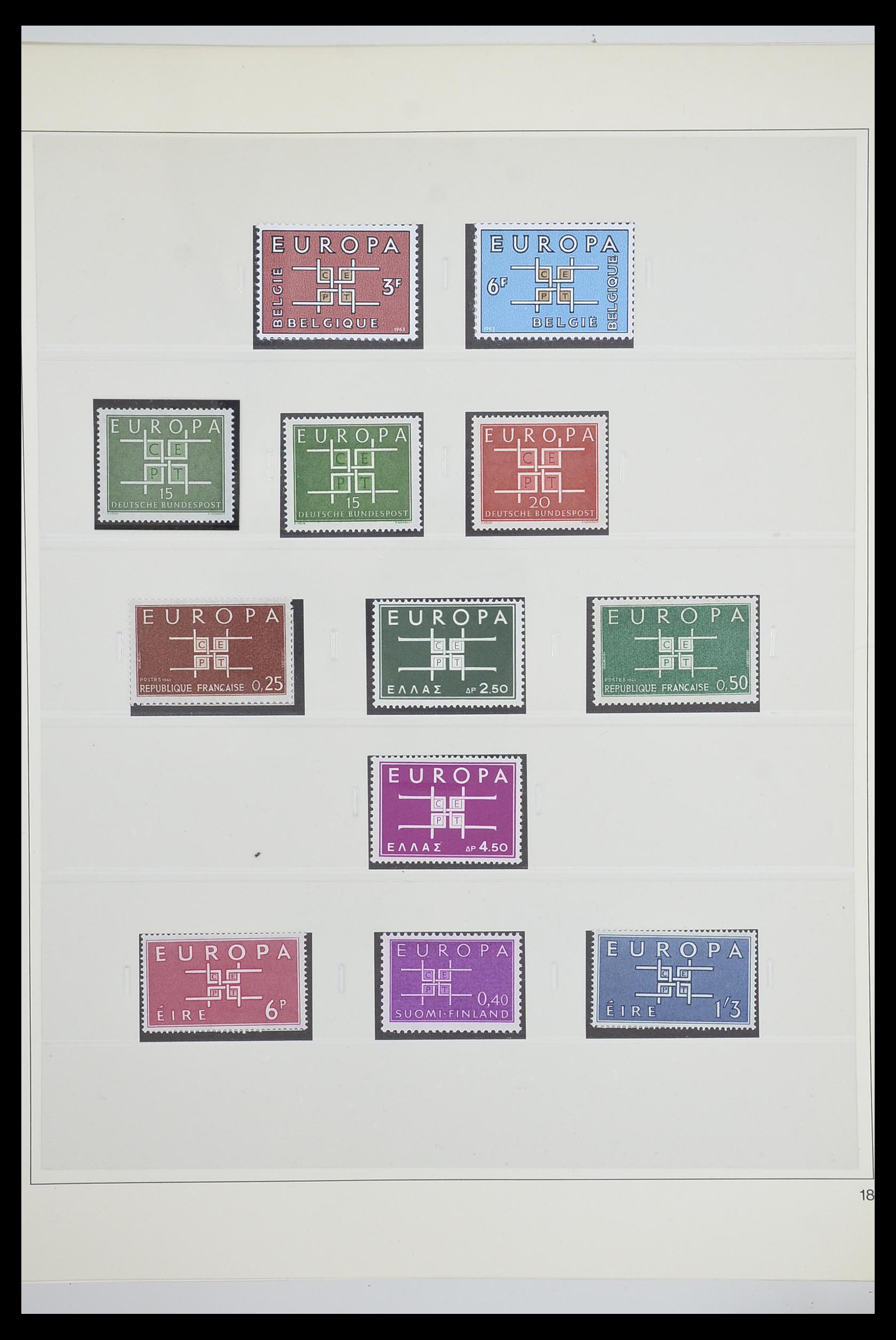 33539 0022 - Postzegelverzameling 33539 Europa CEPT 1942-2008.