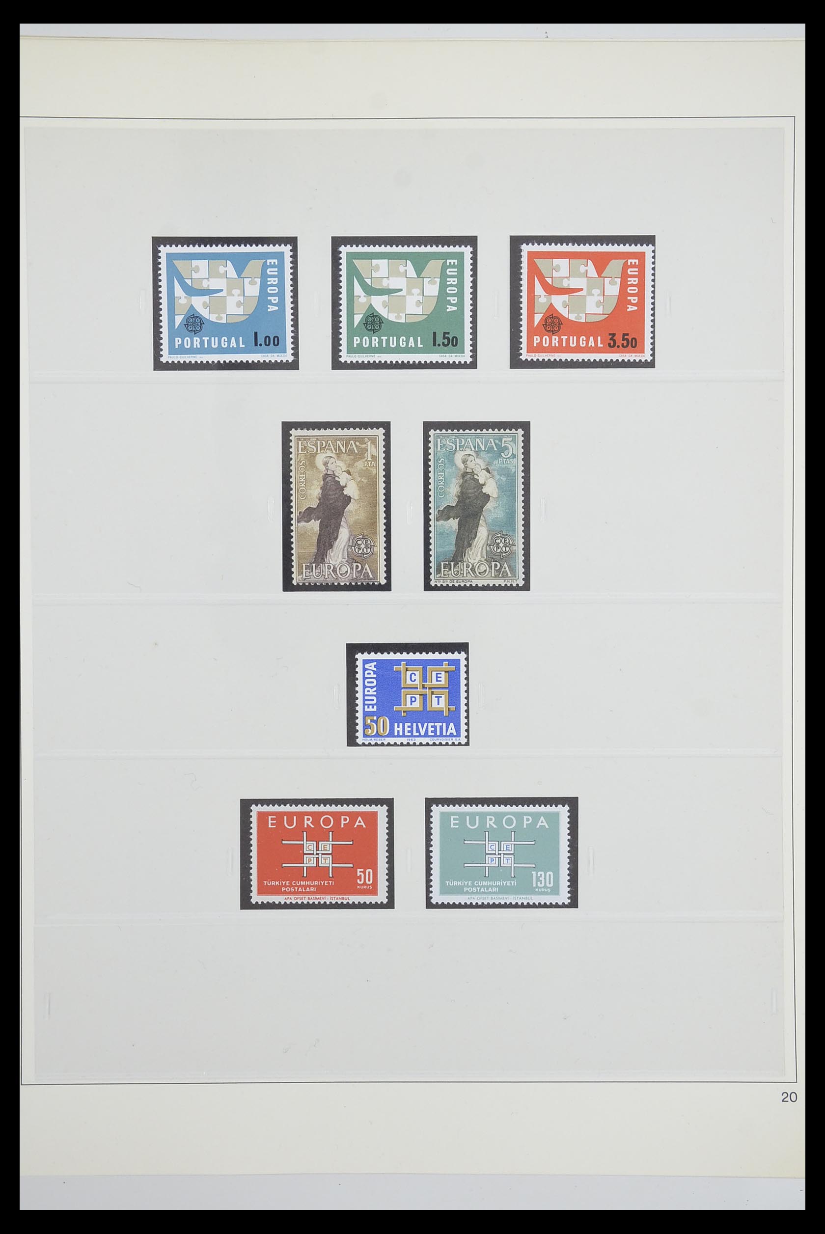 33539 0024 - Postzegelverzameling 33539 Europa CEPT 1942-2008.