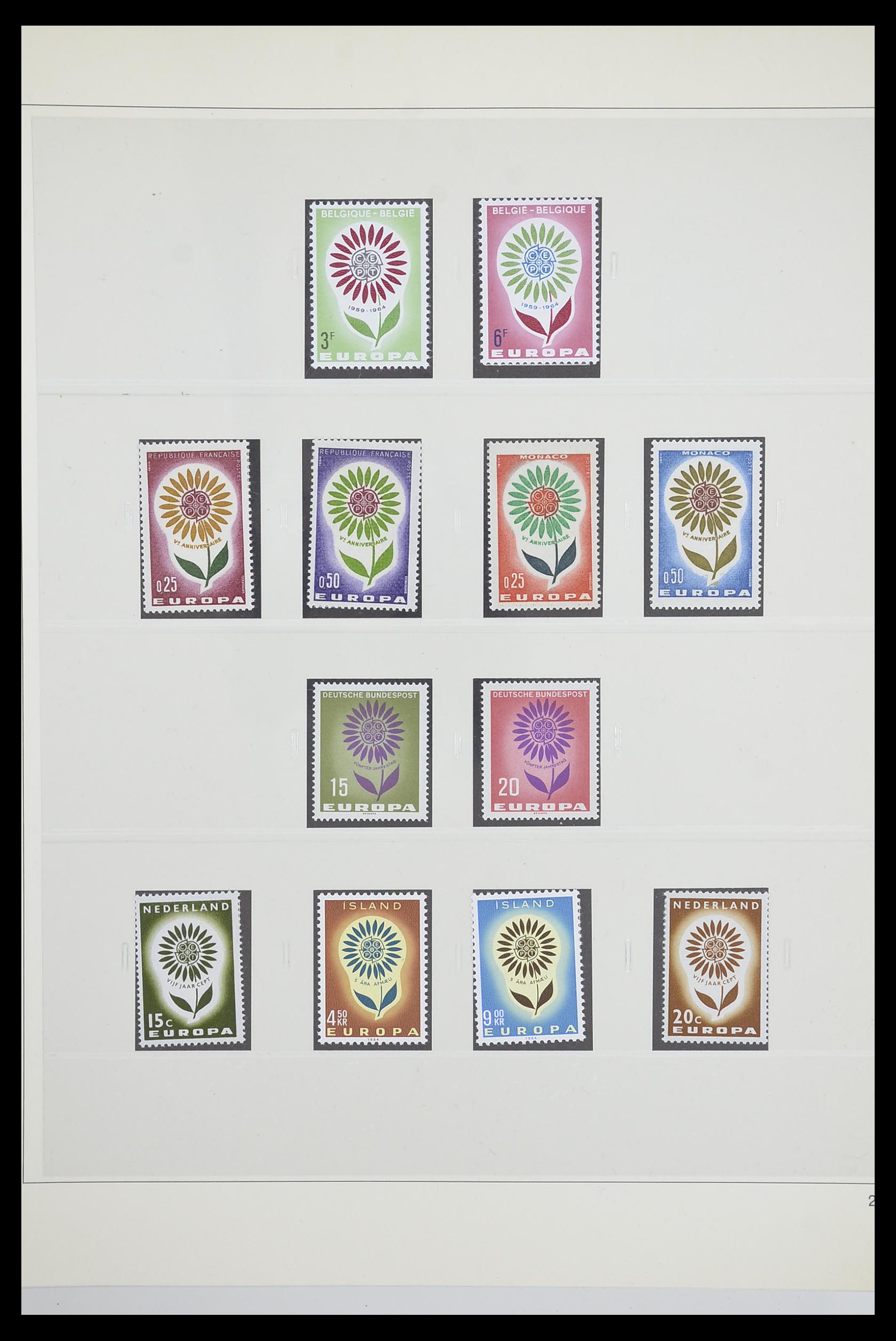 33539 0027 - Postzegelverzameling 33539 Europa CEPT 1942-2008.