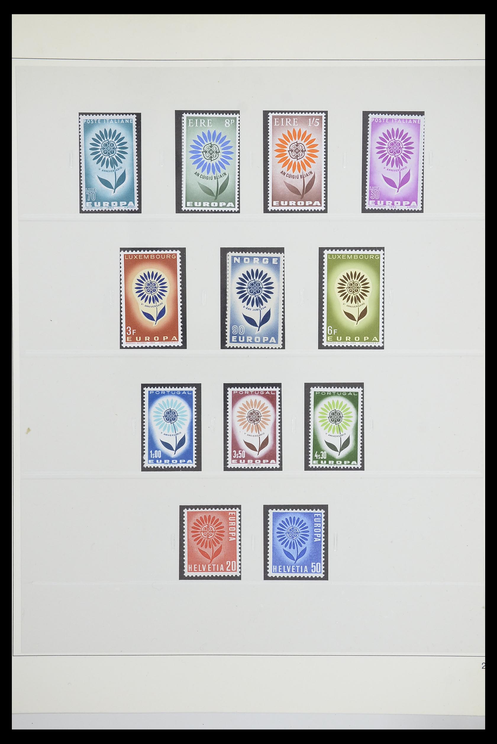 33539 0028 - Postzegelverzameling 33539 Europa CEPT 1942-2008.