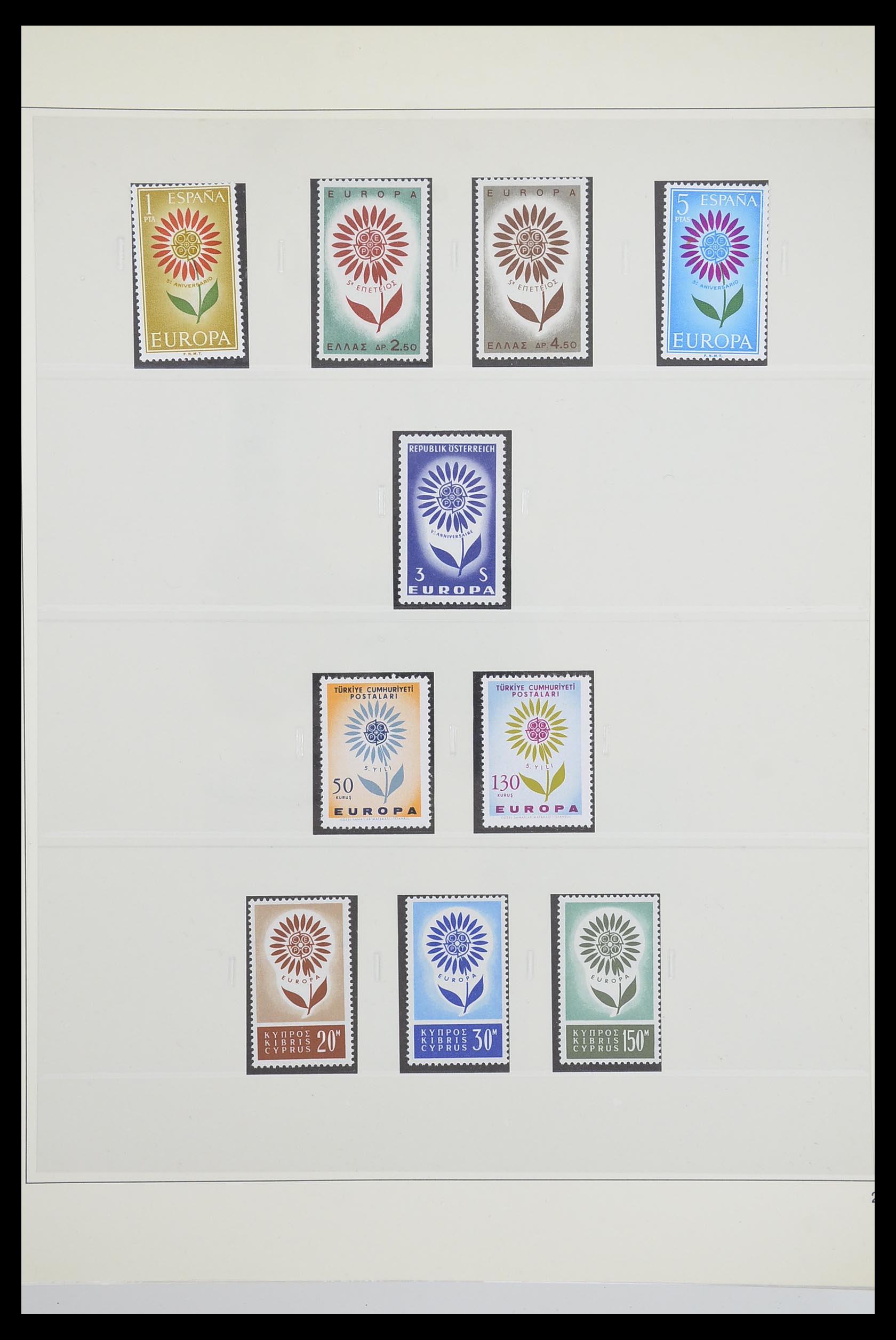 33539 0029 - Postzegelverzameling 33539 Europa CEPT 1942-2008.