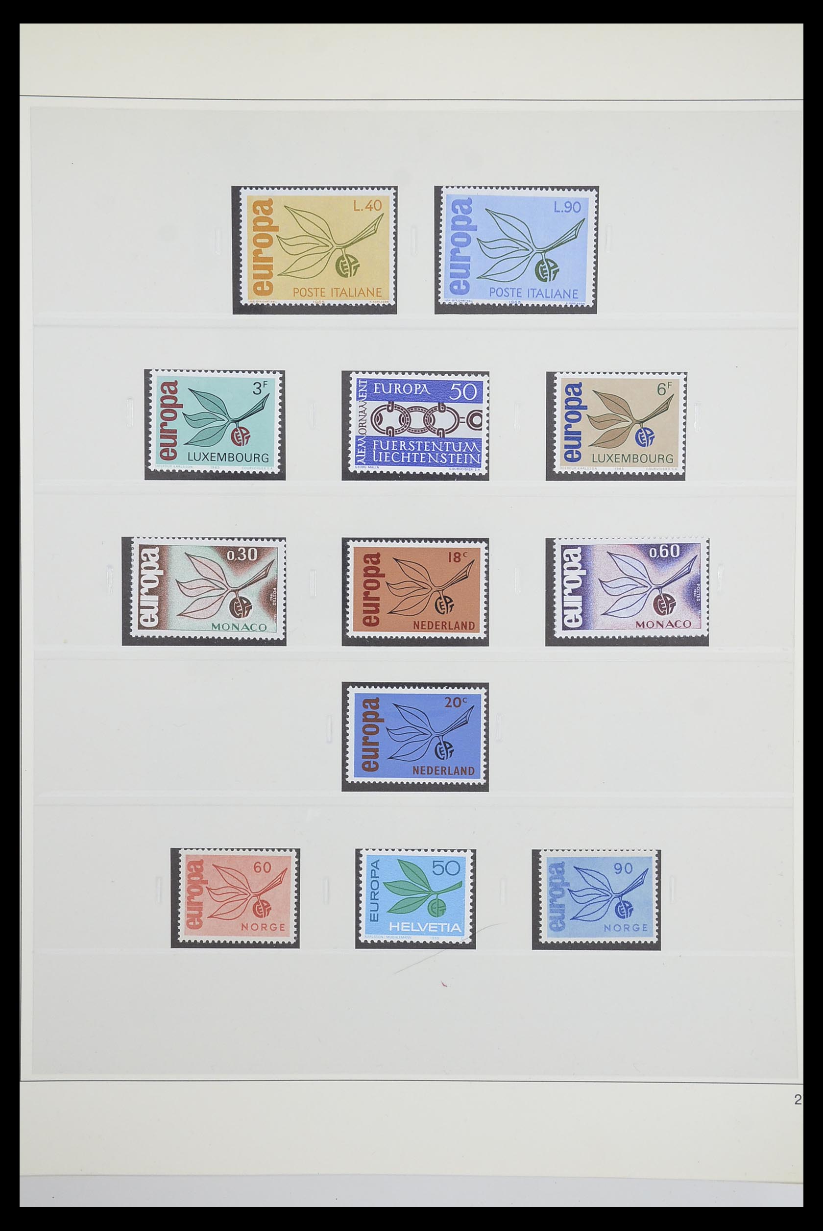 33539 0032 - Postzegelverzameling 33539 Europa CEPT 1942-2008.