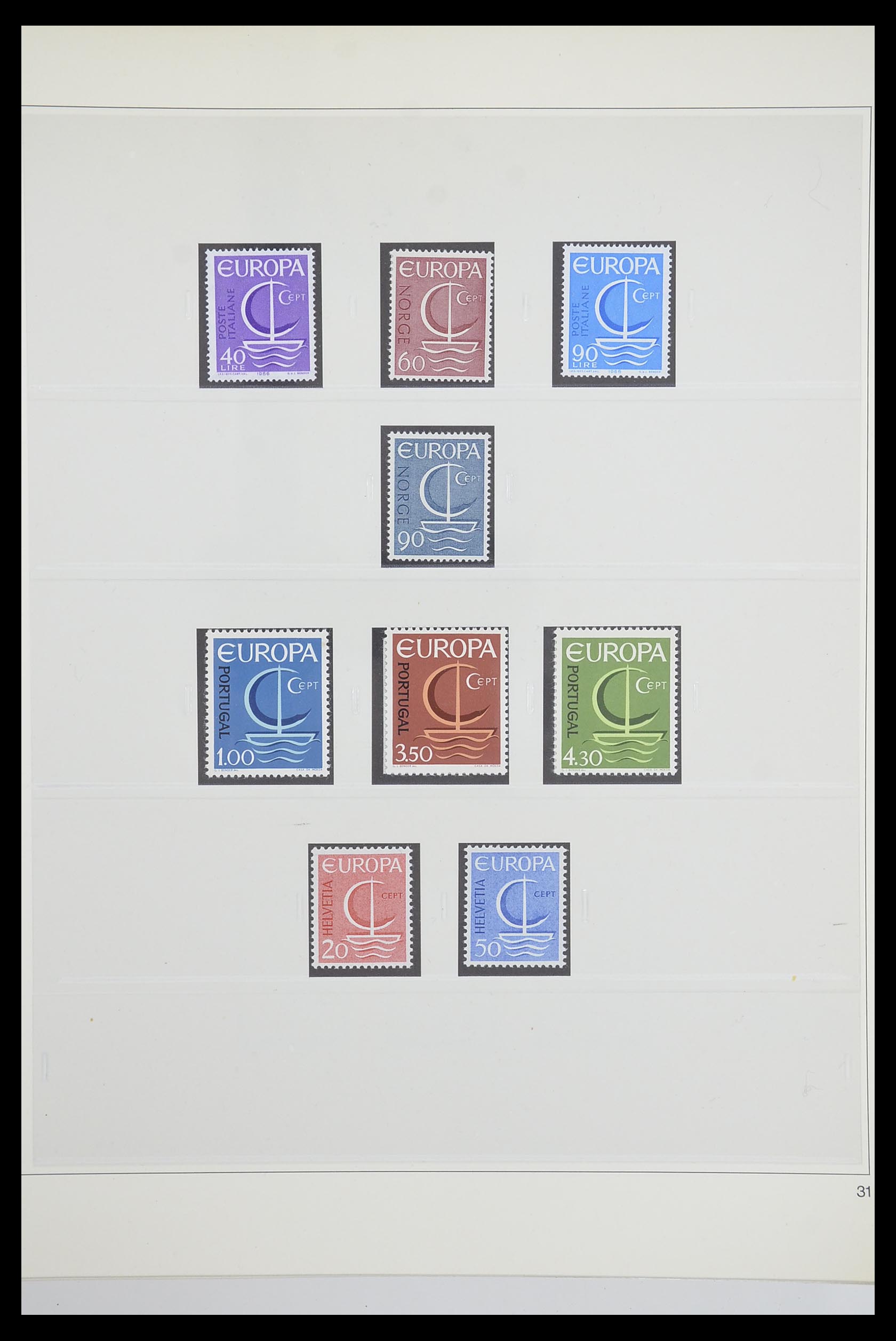 33539 0036 - Postzegelverzameling 33539 Europa CEPT 1942-2008.