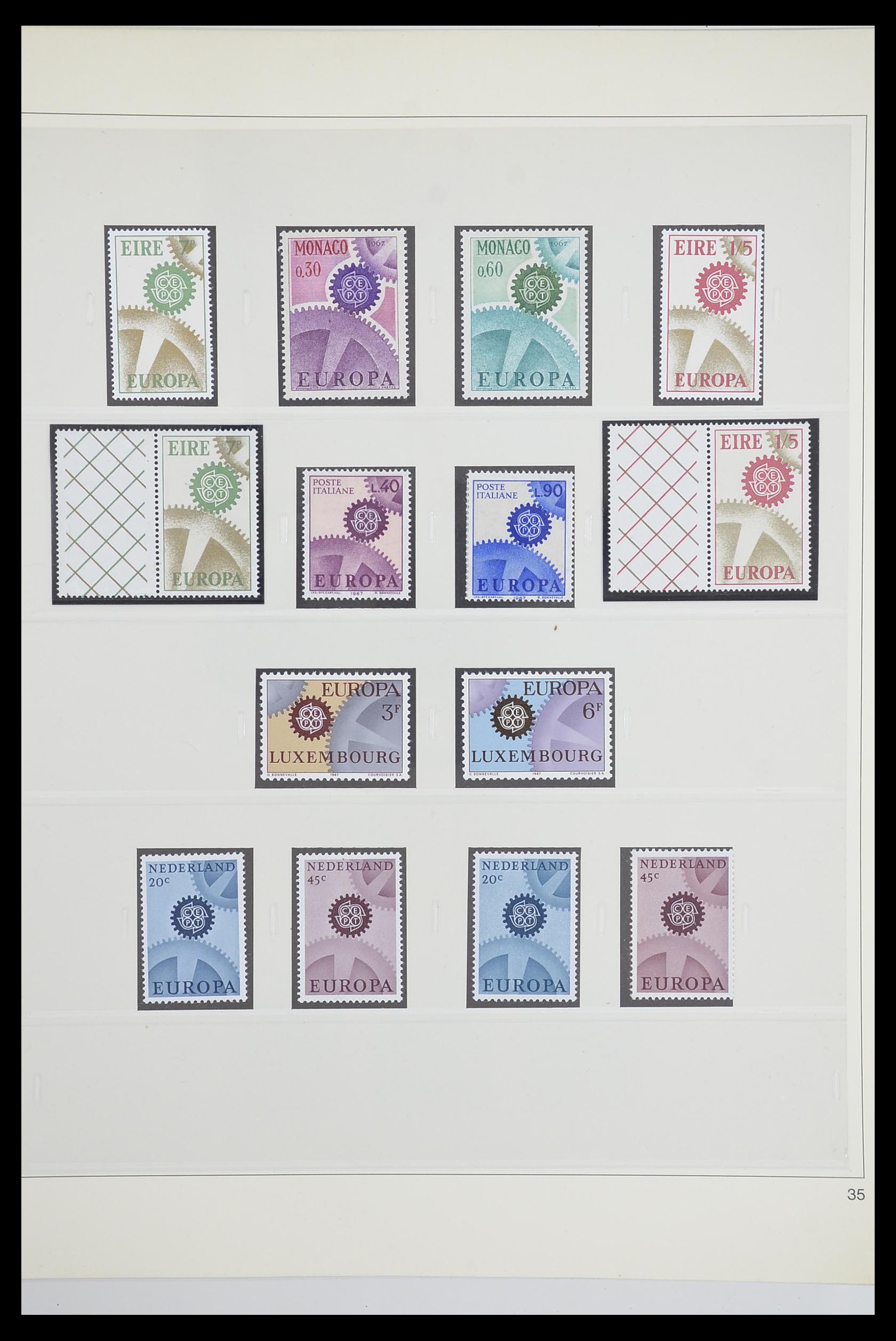 33539 0040 - Postzegelverzameling 33539 Europa CEPT 1942-2008.