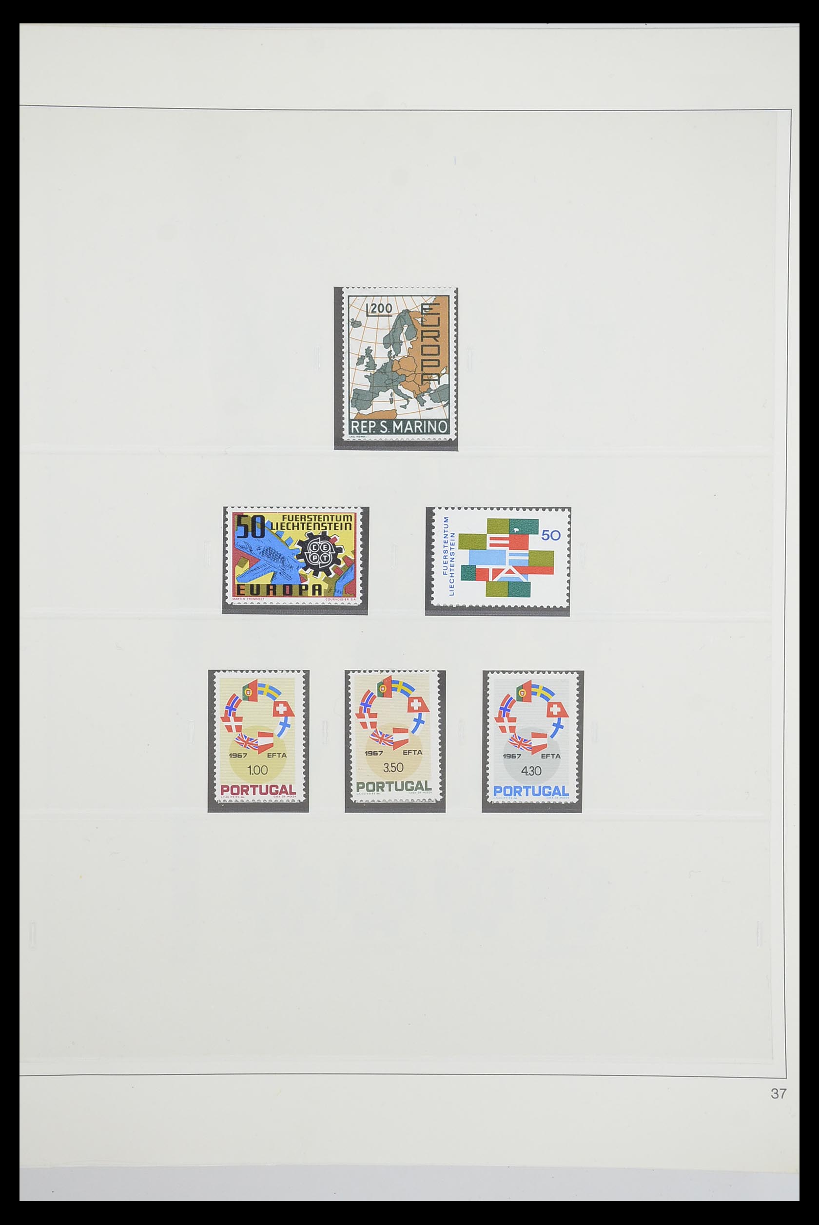 33539 0042 - Postzegelverzameling 33539 Europa CEPT 1942-2008.
