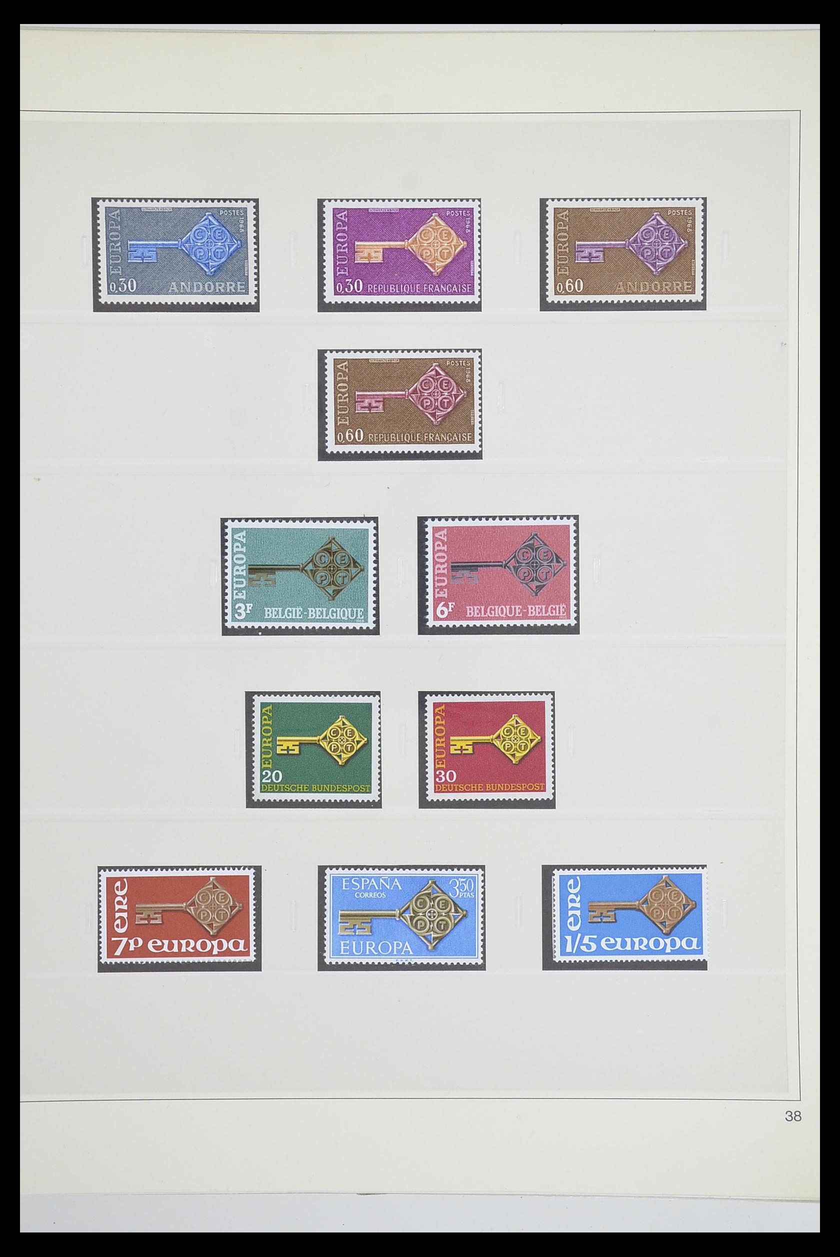 33539 0046 - Stamp collection 33539 Europa CEPT 1942-2008.